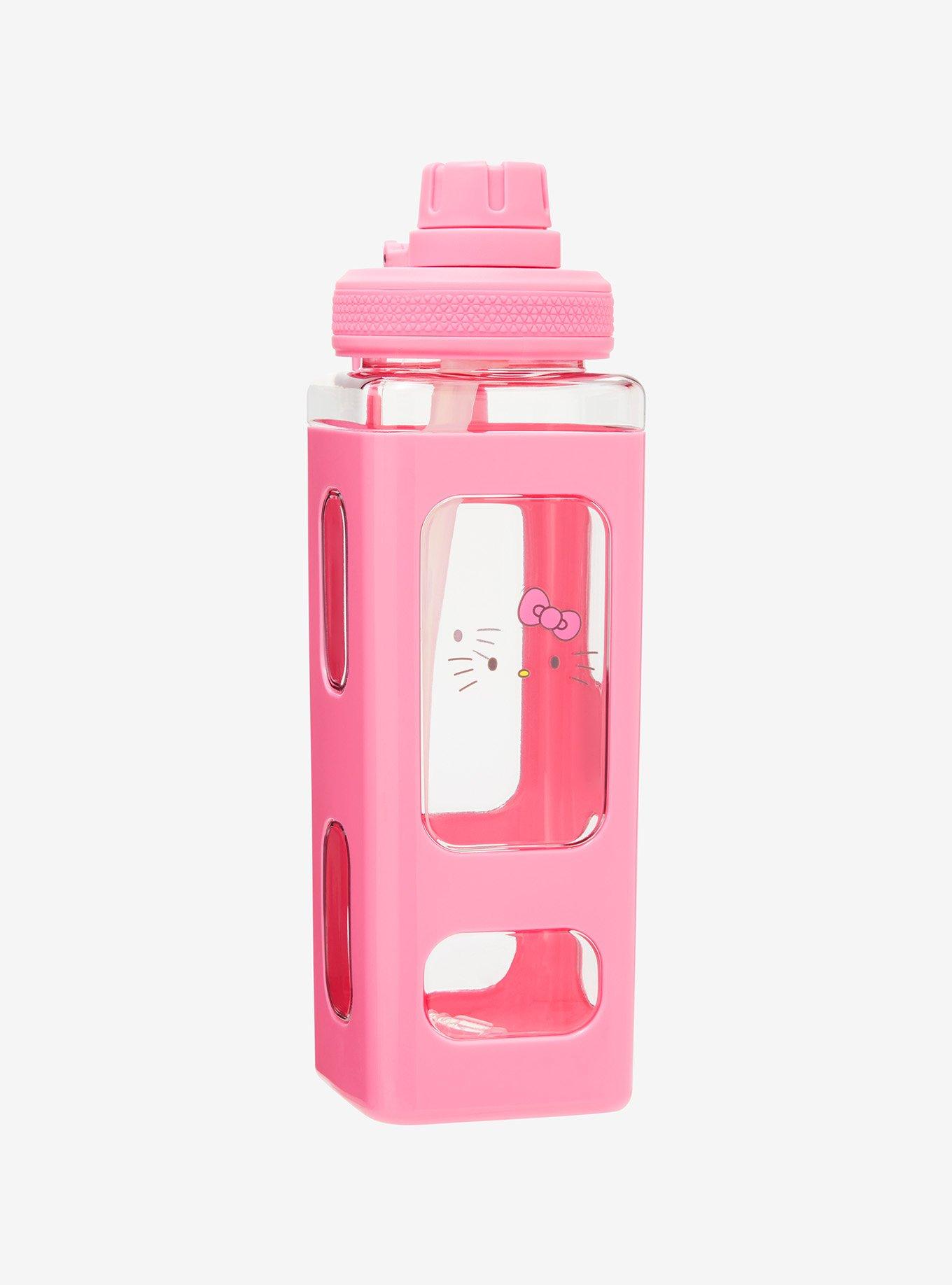 Hello Kitty Pink Water Bottle, , hi-res