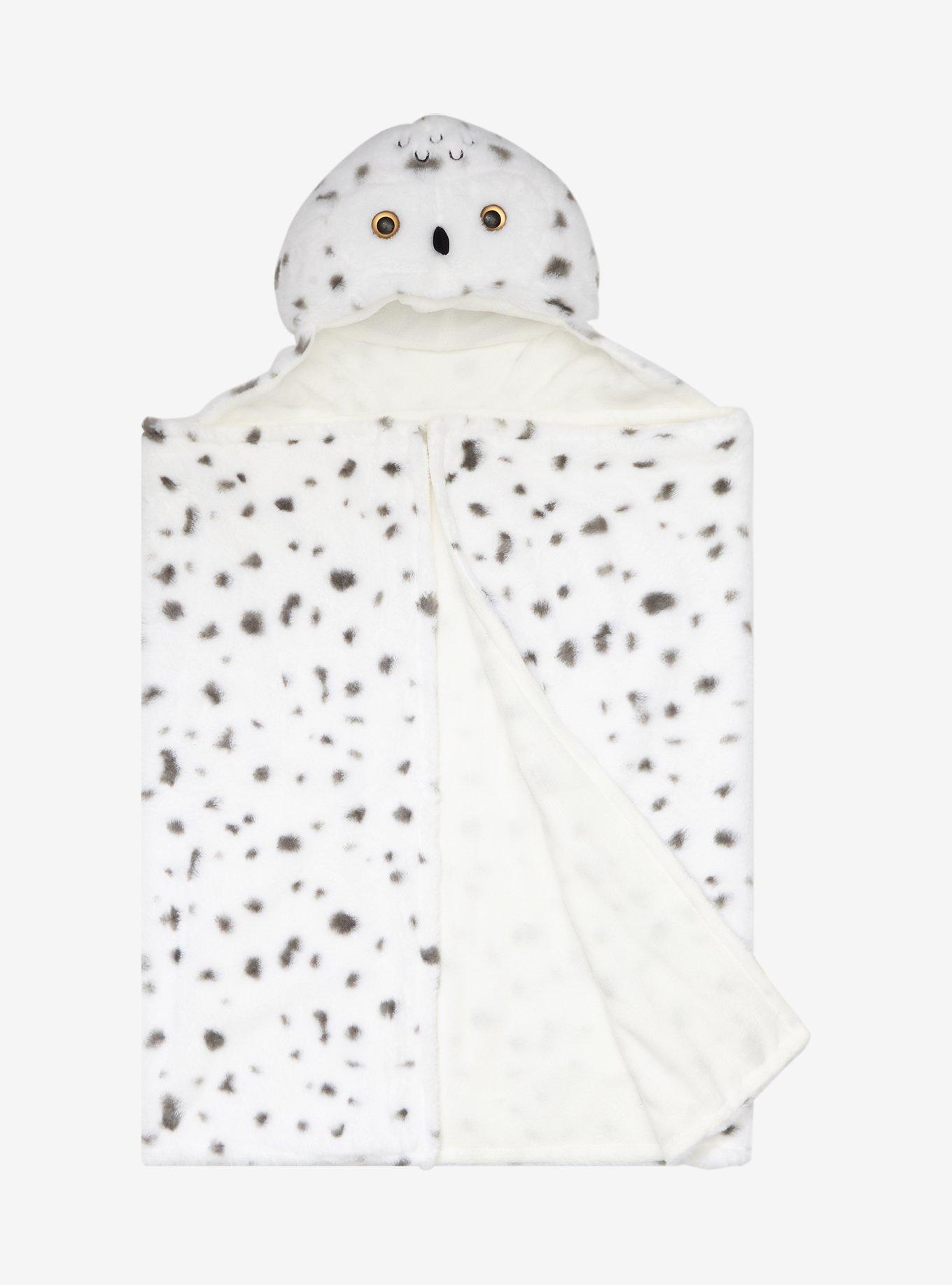 Harry Potter Hedwig Plush Hooded Throw Blanket, , alternate