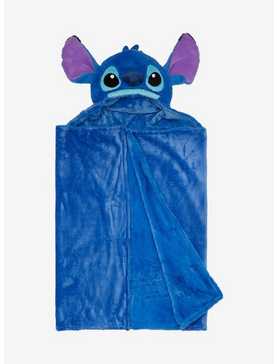 Disney Stitch Plush Hooded Throw Blanket, , hi-res