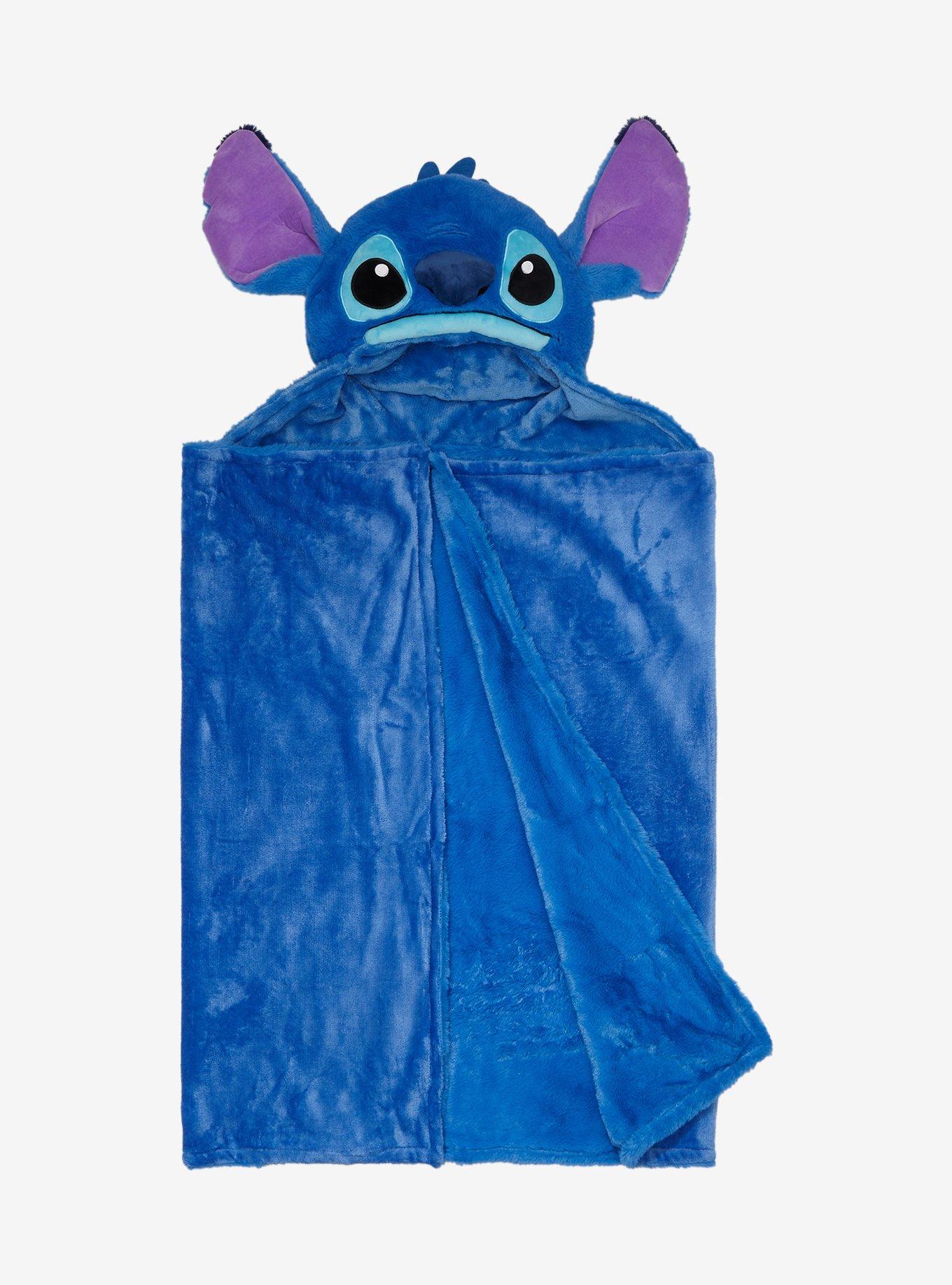 Disney Stitch Plush Hooded Throw Blanket, , alternate