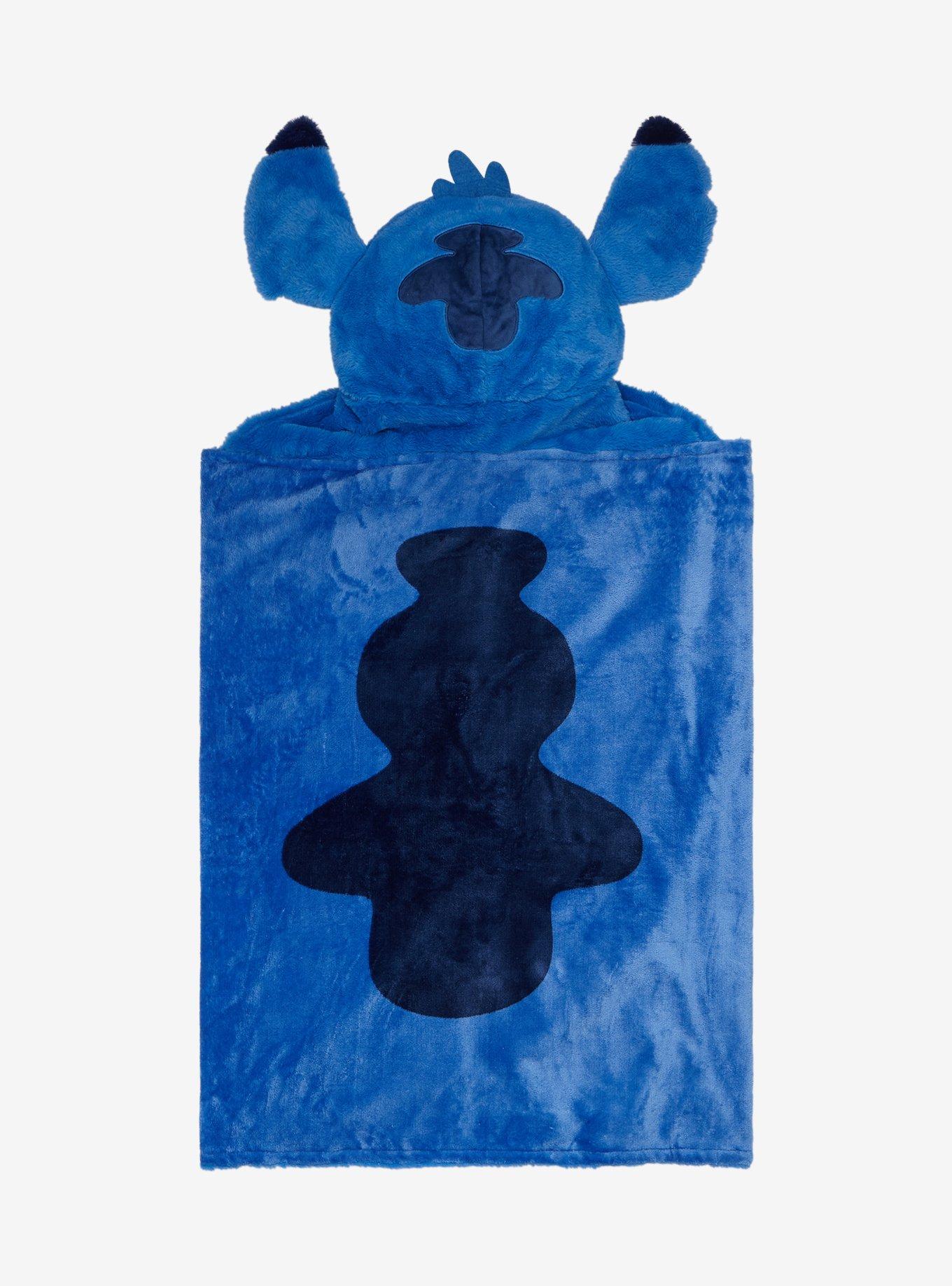 Disney Stitch Plush Hooded Throw Blanket, , alternate