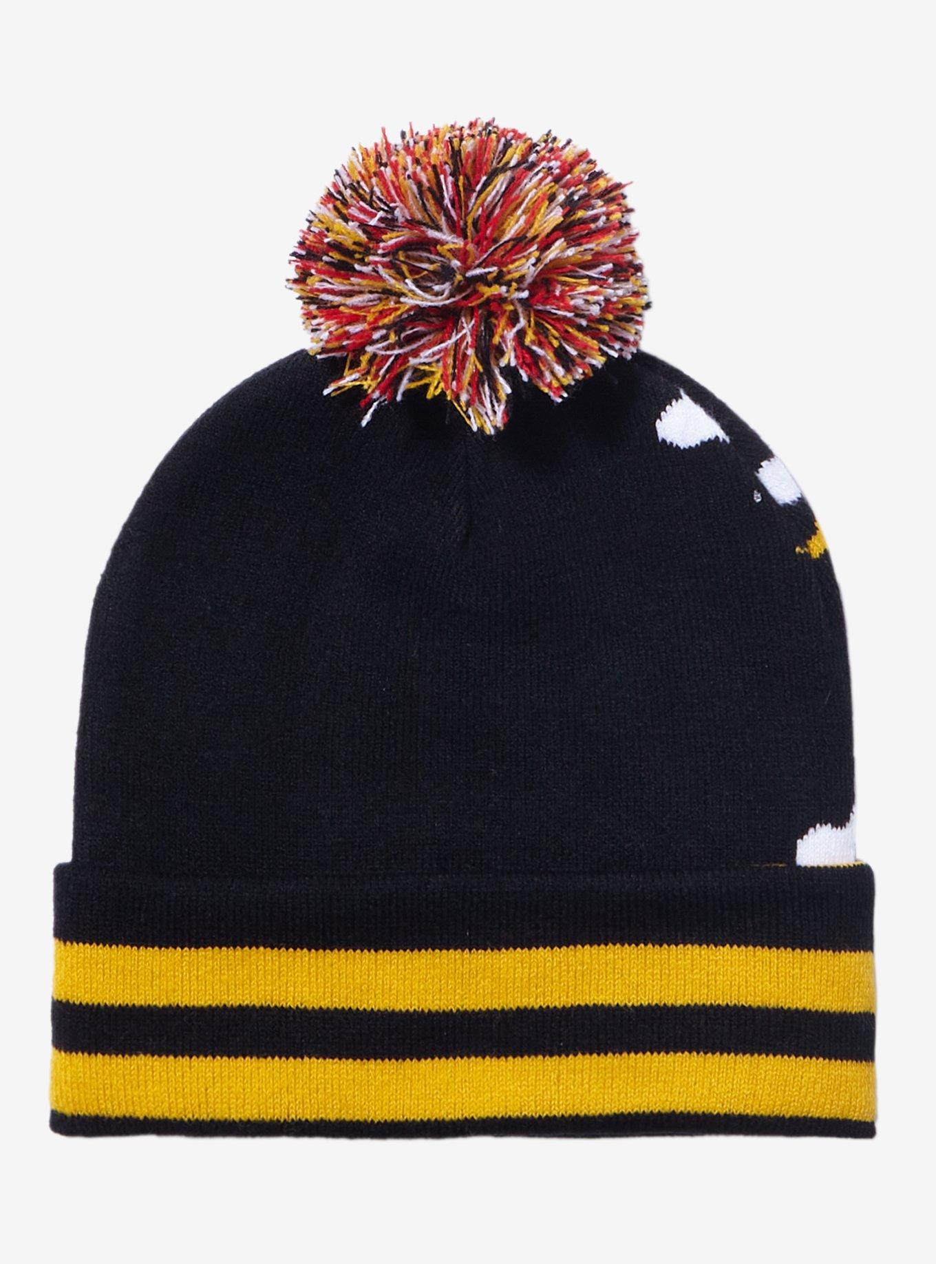 One Piece Jolly Roger Logo Pom Beanie, , alternate
