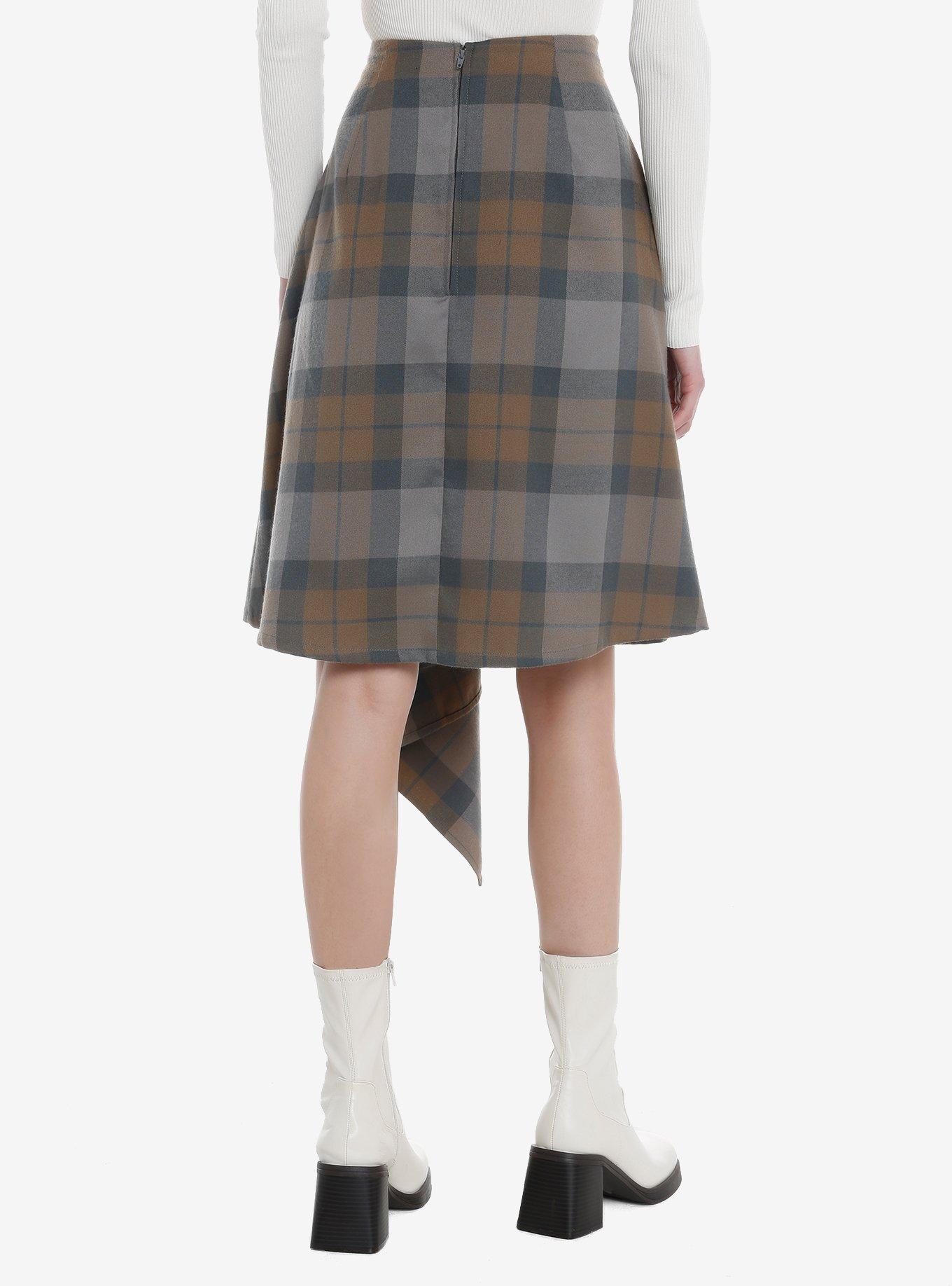 Her Universe Outlander Plaid Waterfall Skirt Her Universe Exclusive, MULTI, alternate