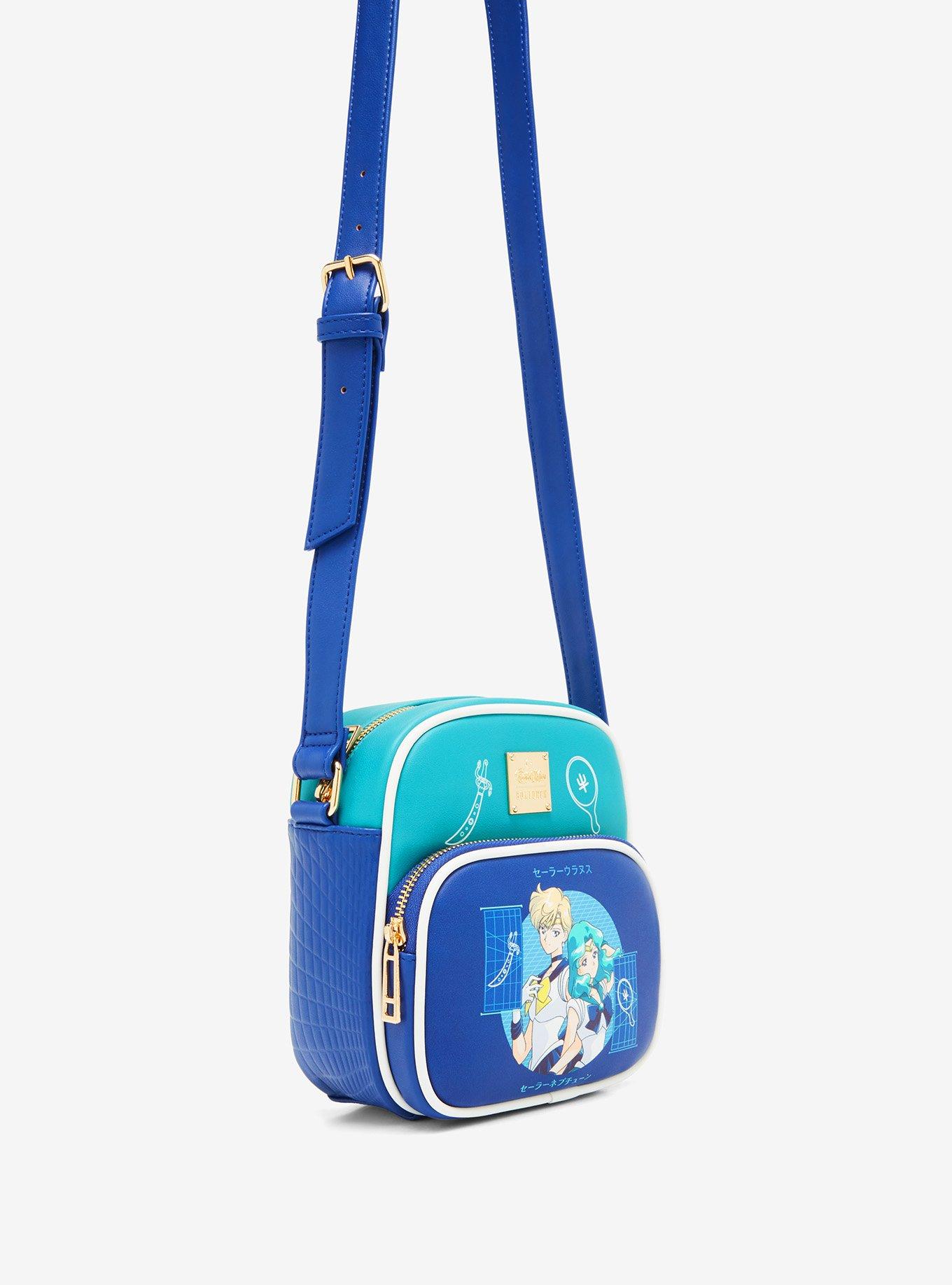 Pretty Guardian Sailor Moon Sailor Uranus & Sailor Neptune Crossbody Bag - BoxLunch Exclusive, , hi-res