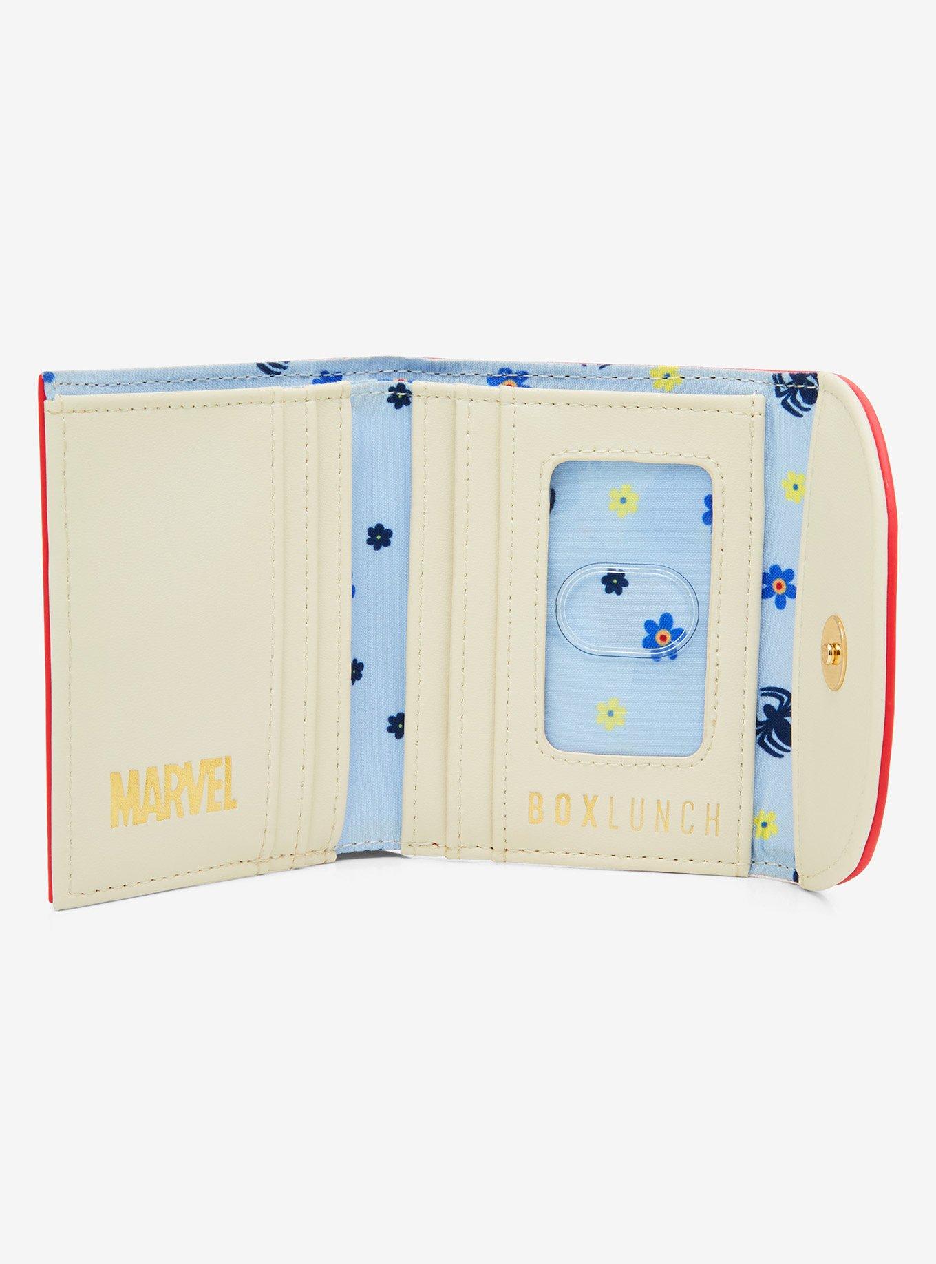 Marvel Spider-Man Floral Small Wallet - BoxLunch Exclusive, , alternate