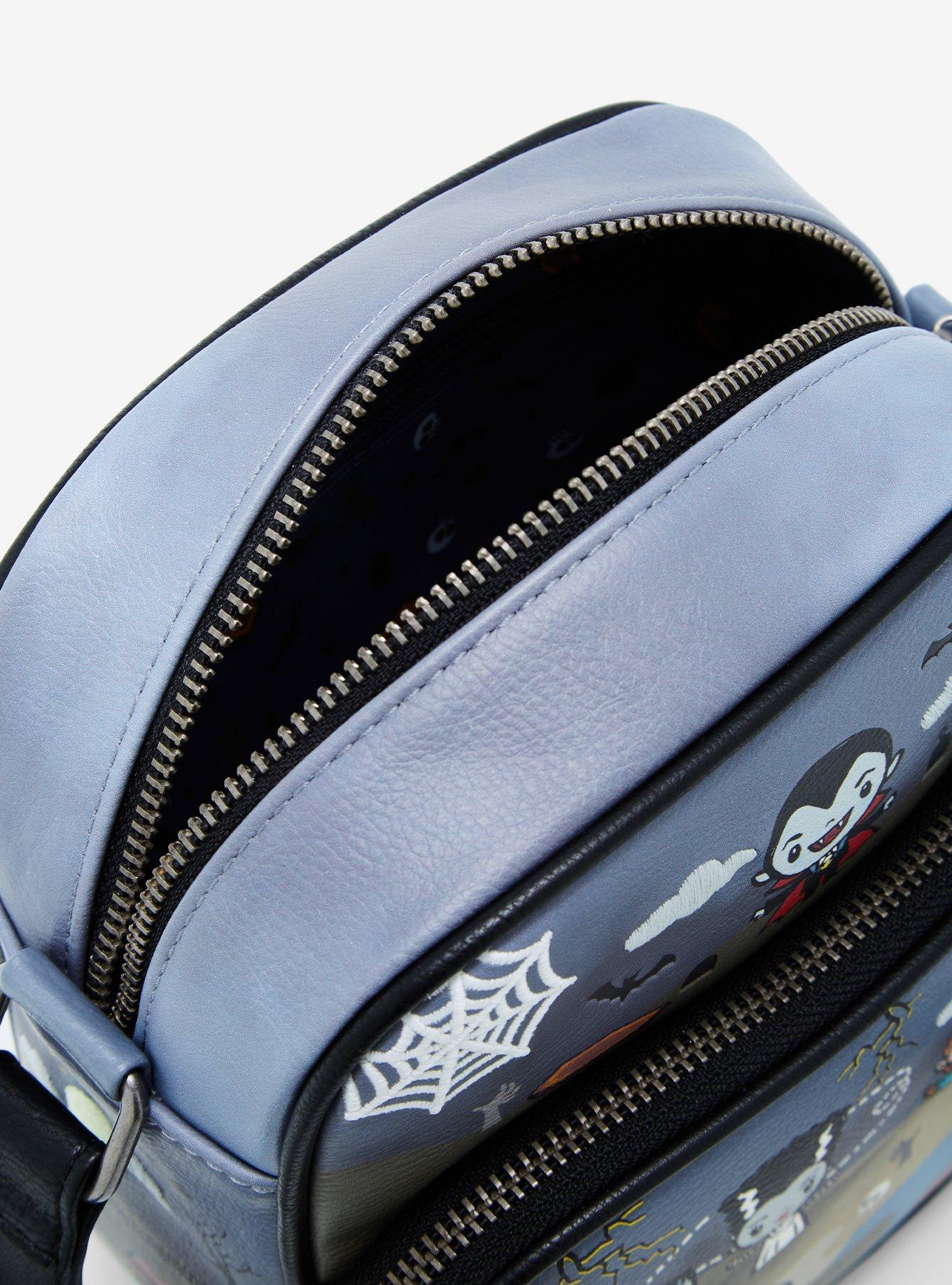 Universal Monsters Group Portrait Glow-in-the-Dark Crossbody Bag - BoxLunch Exclusive, , alternate