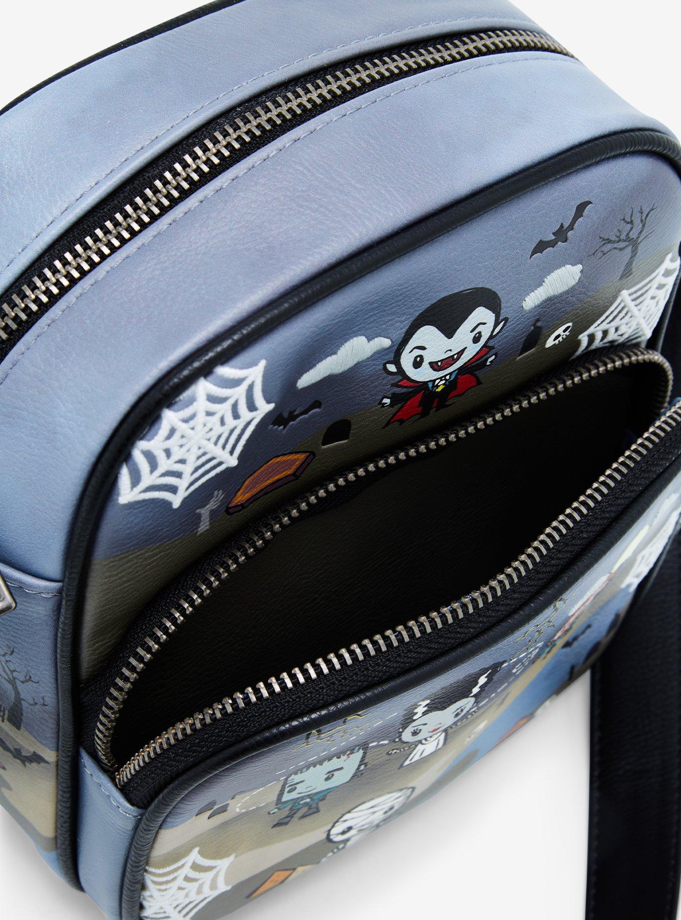 Universal Monsters Group Portrait Glow-in-the-Dark Crossbody Bag - BoxLunch Exclusive, , alternate