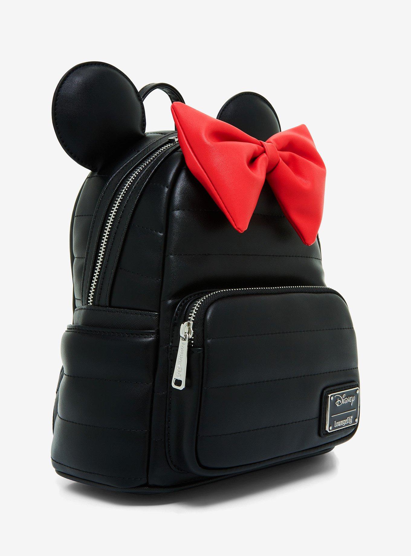 Buy Minnie Mouse Exclusive Red Glitter Tonal Mini Backpack at Loungefly.