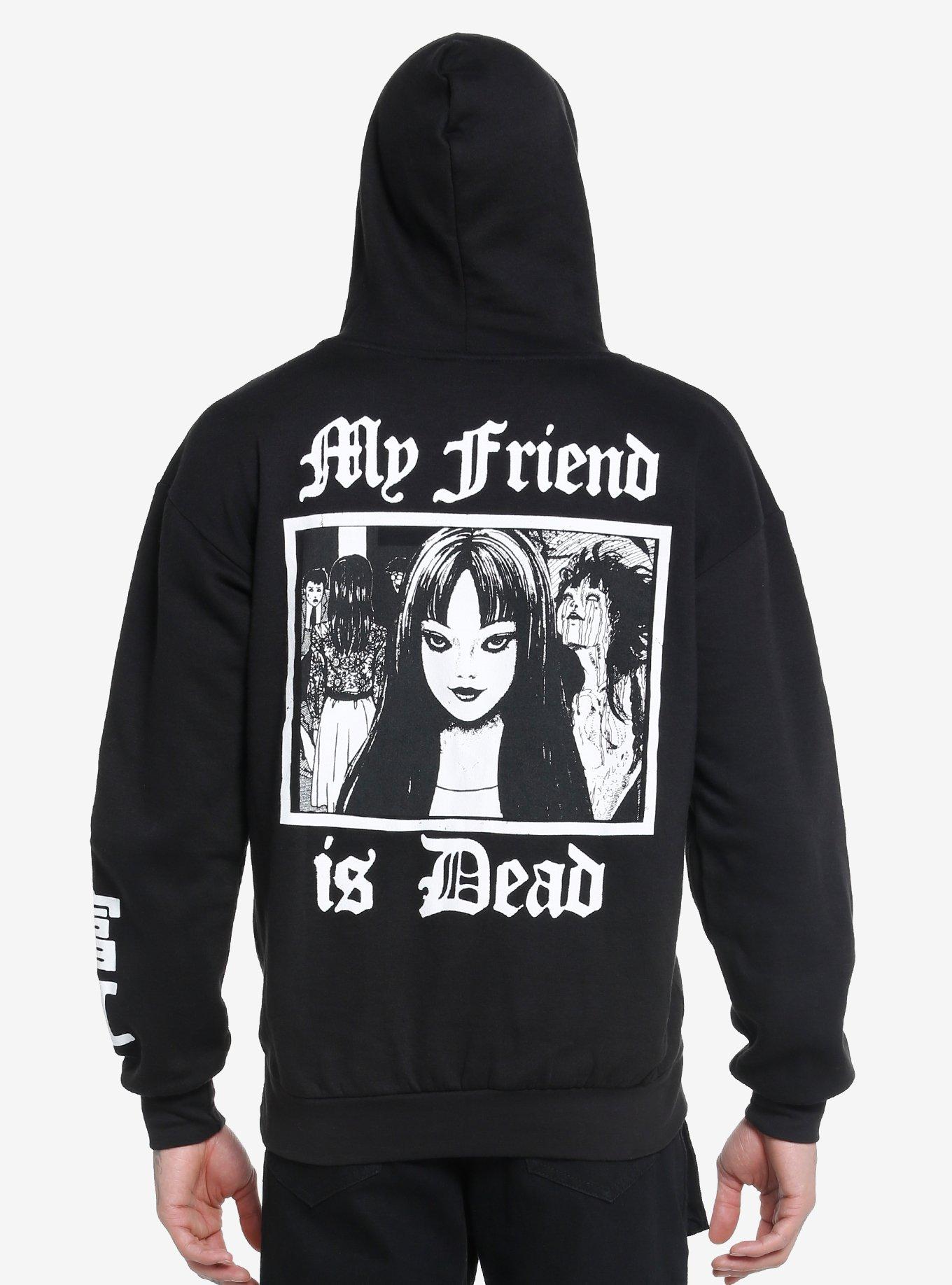 Junji Ito Tomie Found Me Hoodie, BLACK, alternate