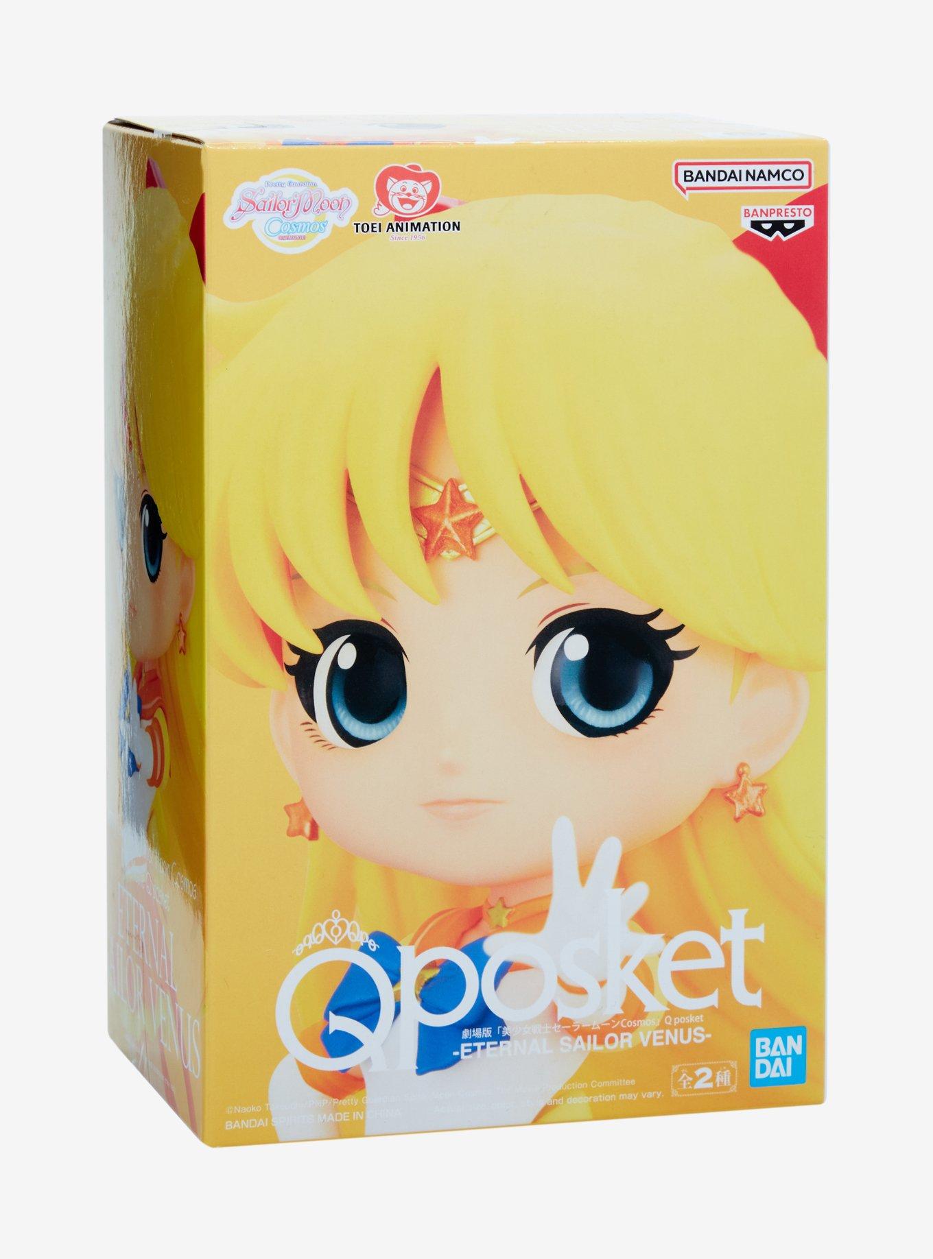 Banpresto Sailor Moon Cosmos Q Posket Eternal Sailor Venus Figure (Ver. A)