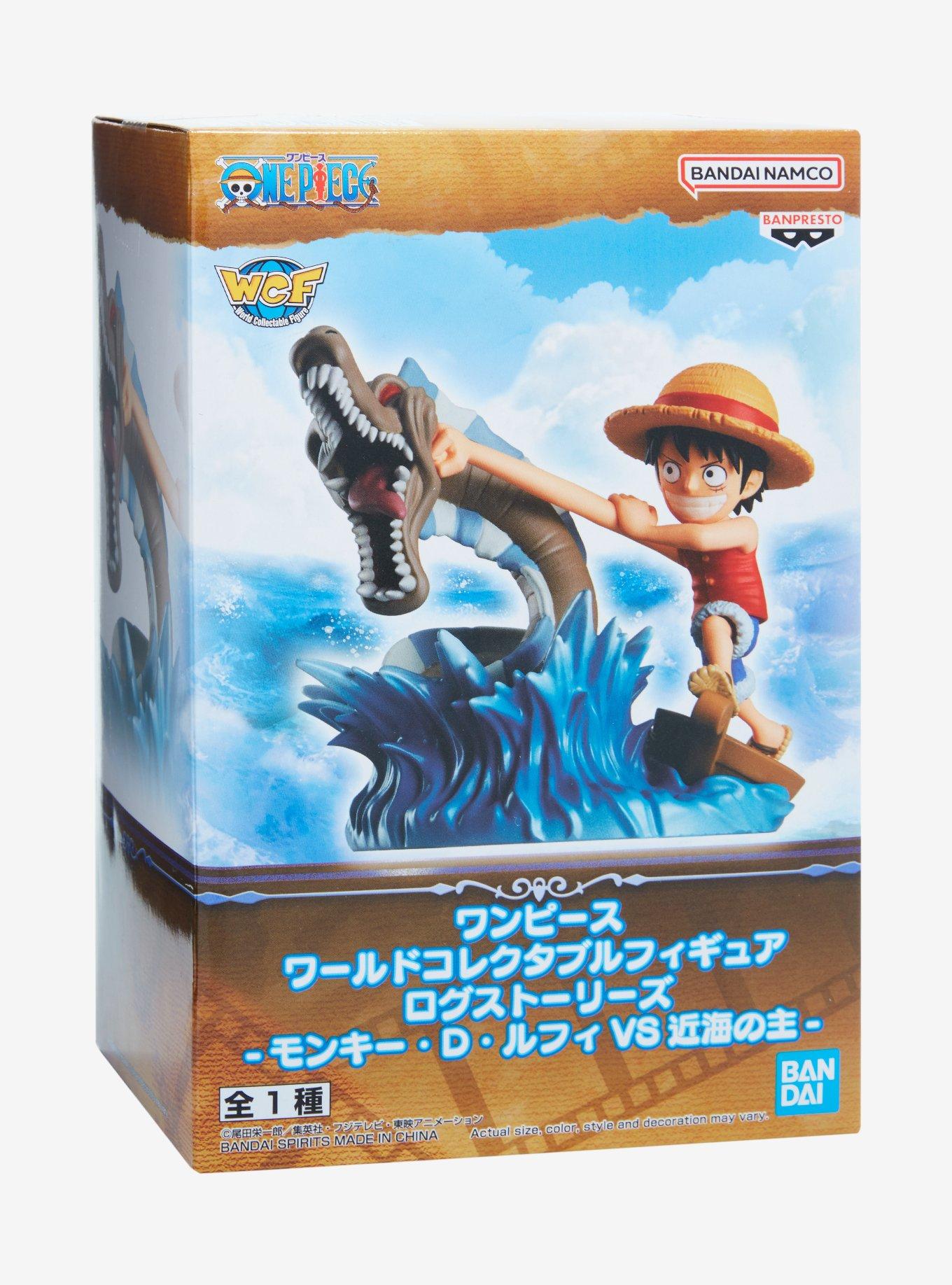 Banpresto One Piece World Collectible Figure Log Stories Monkey D. Luffy and Sea Monster Figure, , alternate