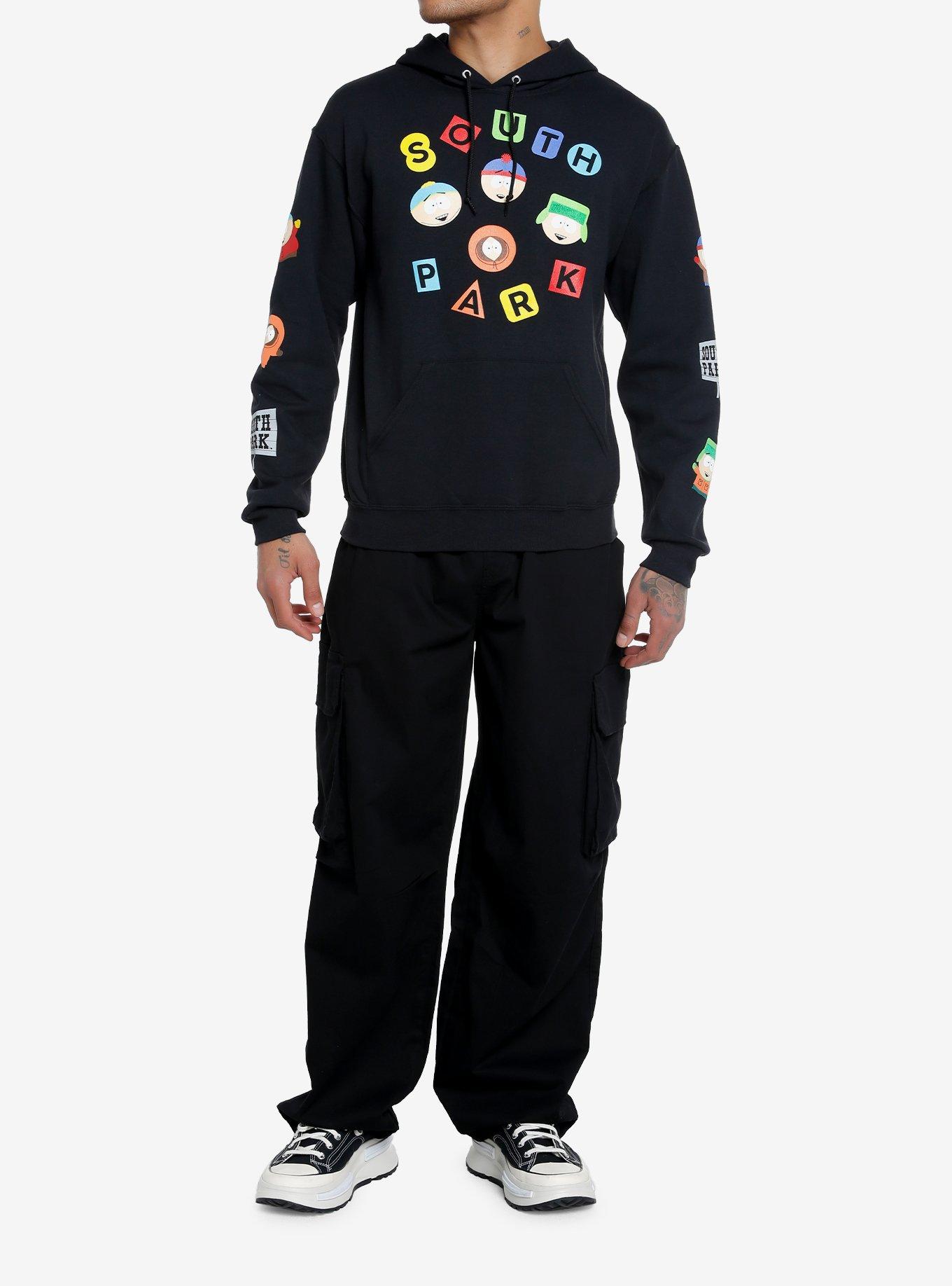 South Park Faces Hoodie, BLACK, alternate