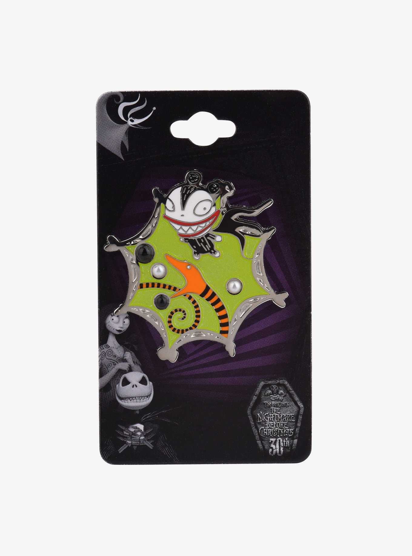 Disney The Nightmare Before Christmas Scary Teddy & Snake Pearl Enamel Pin - BoxLunch Exclusive, , hi-res
