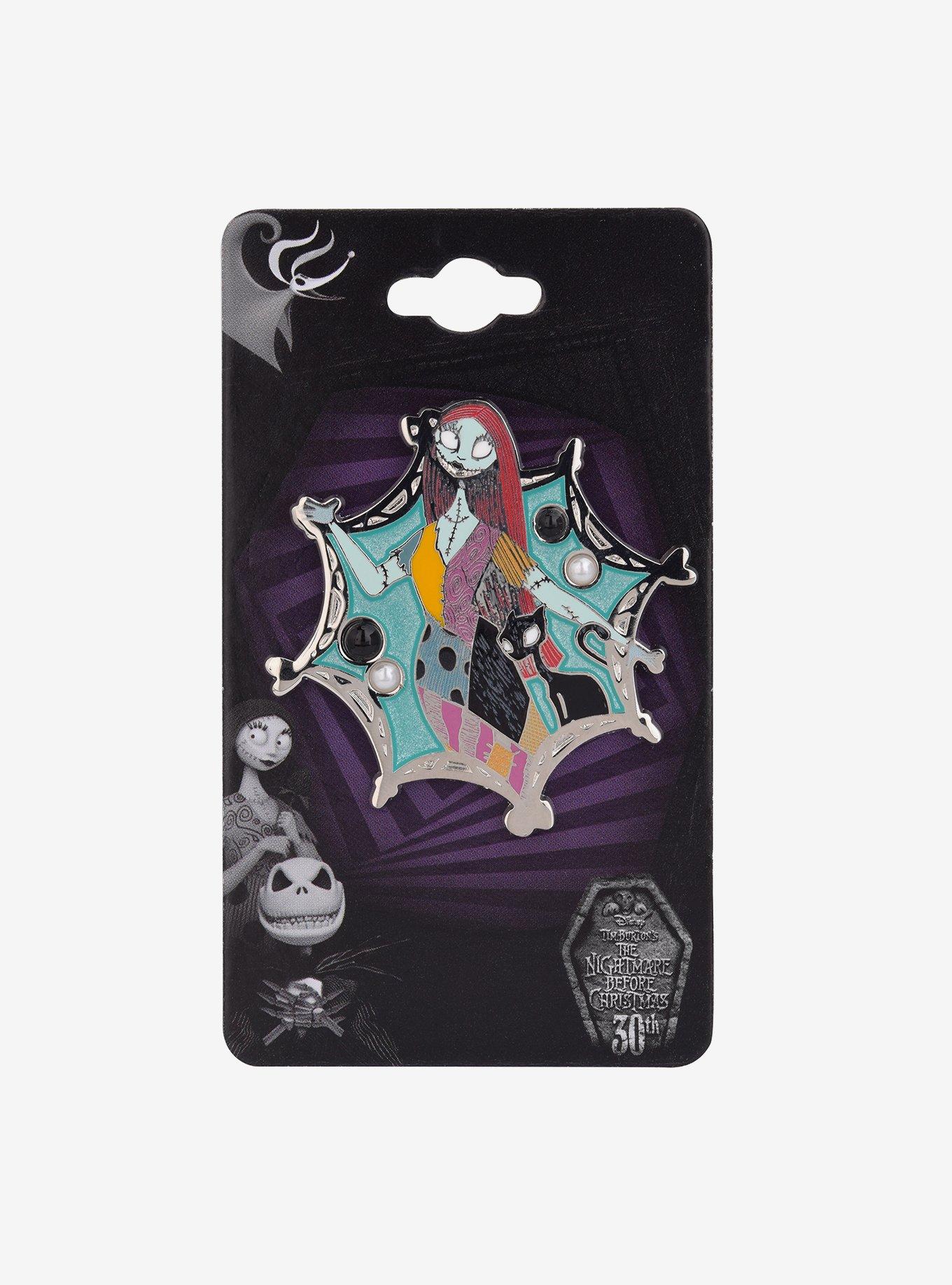 Disney The Nightmare Before Christmas Sally Pearl Enamel Pin - BoxLunch Exclusive, , alternate