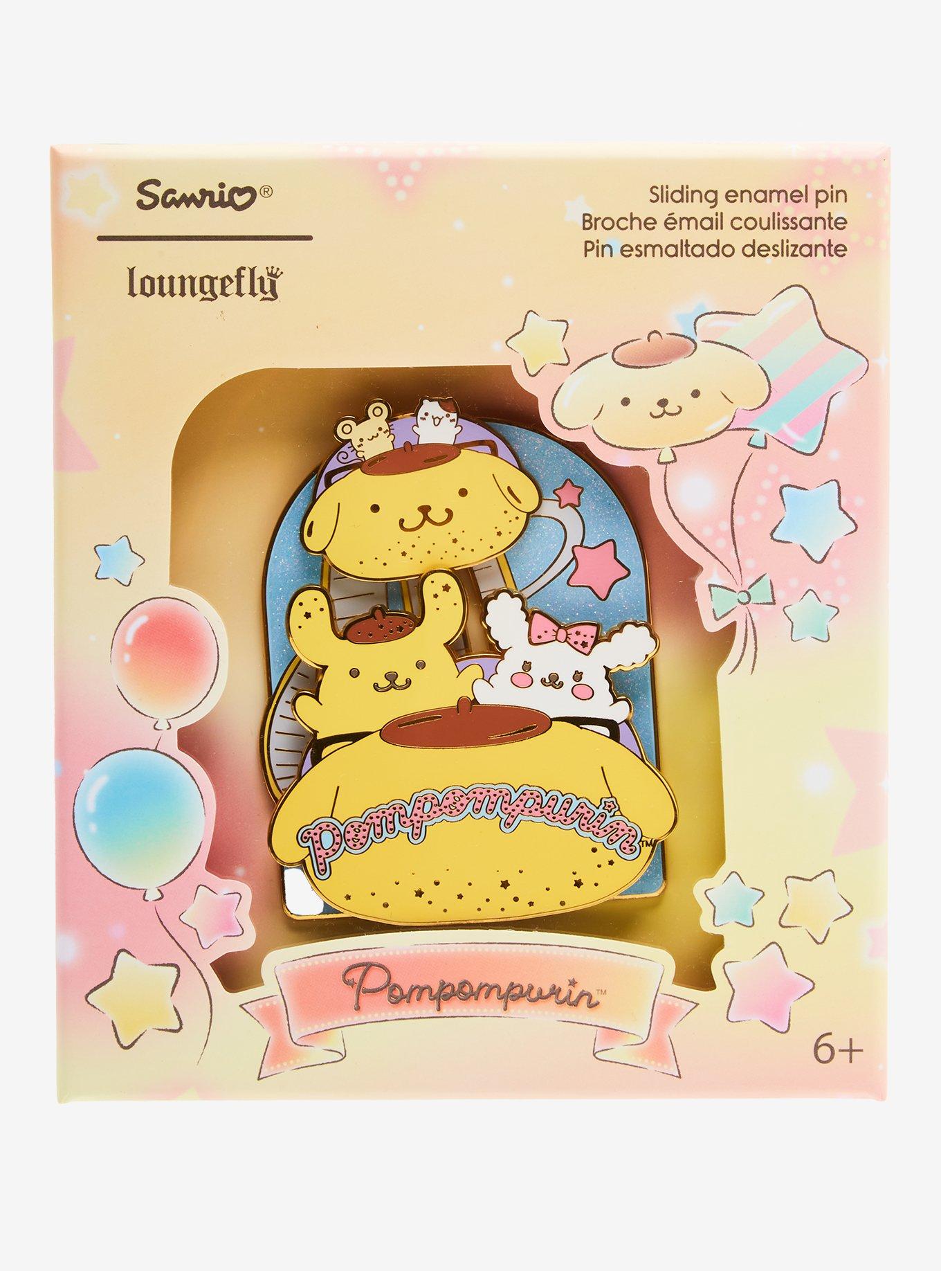 Loungefly Pompompurin And Friends Carnival Sliding 3 Inch Enamel Pin, , alternate