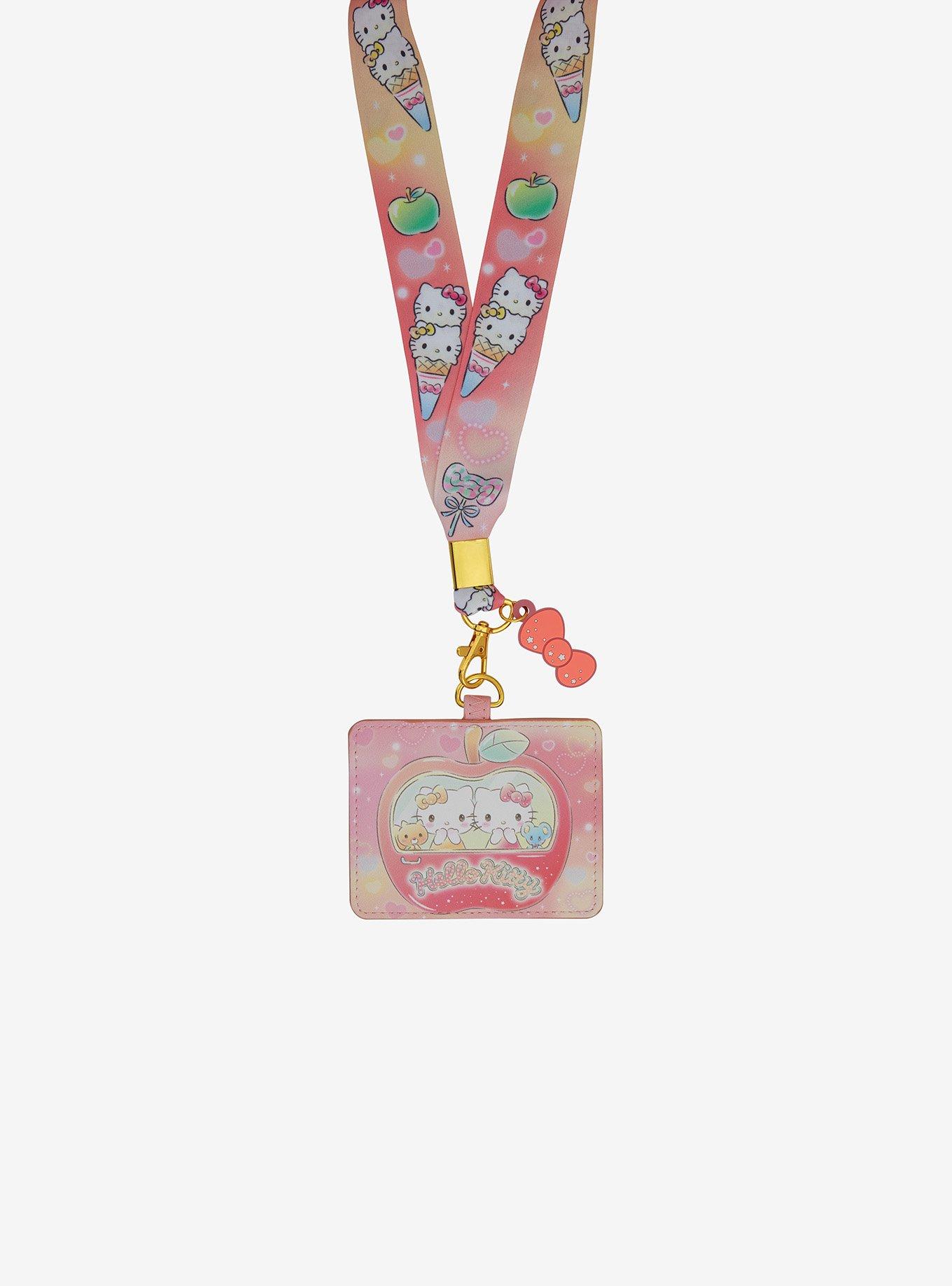 Hello Kitty & Mimmy Scented Lanyard With Cardholder, , alternate