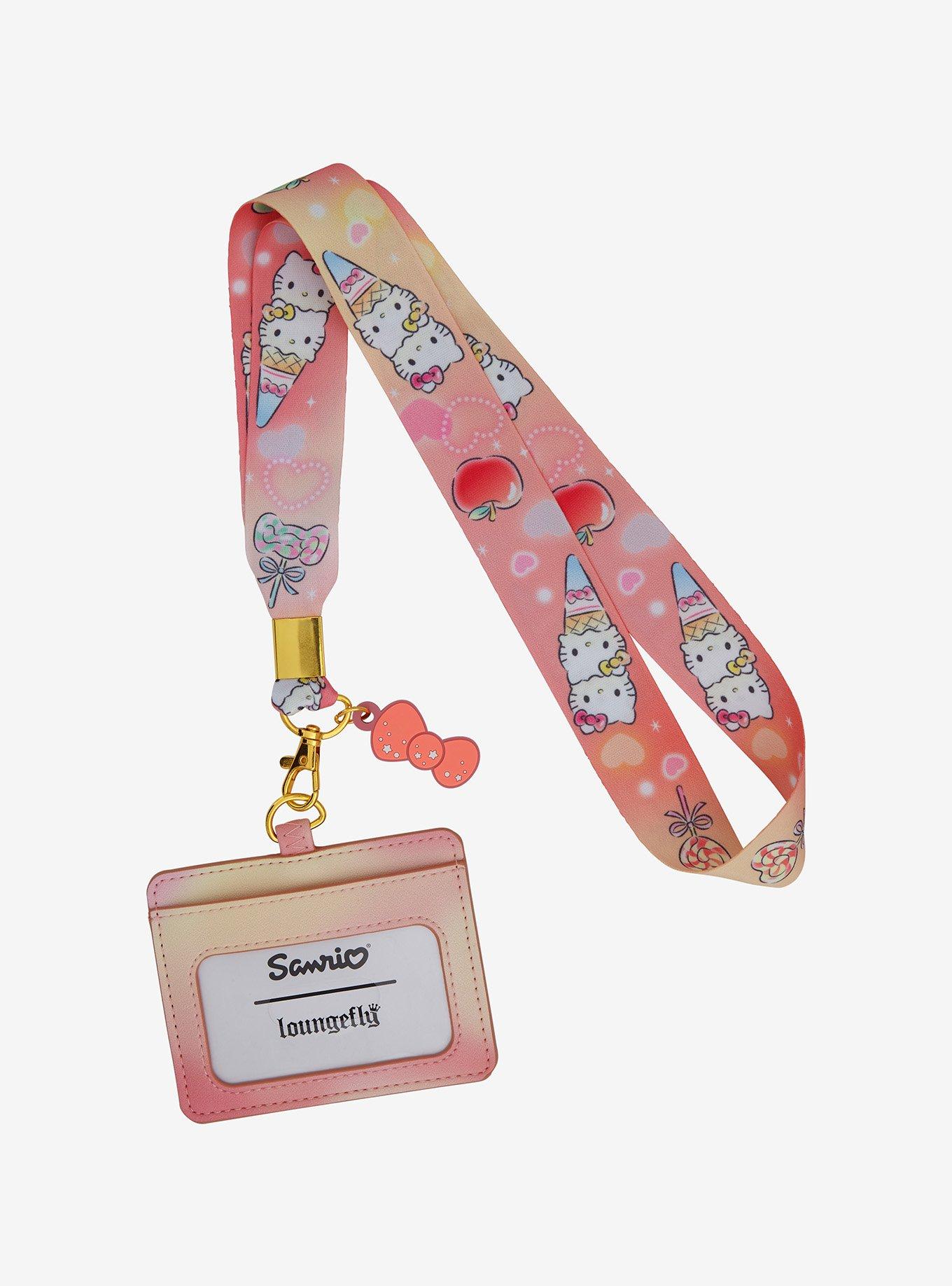 Hello Kitty & Mimmy Scented Lanyard With Cardholder, , alternate