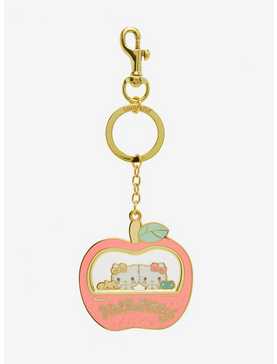 Loungefly Hello Kitty & Mimi Carnival Apple Key Chain, , hi-res