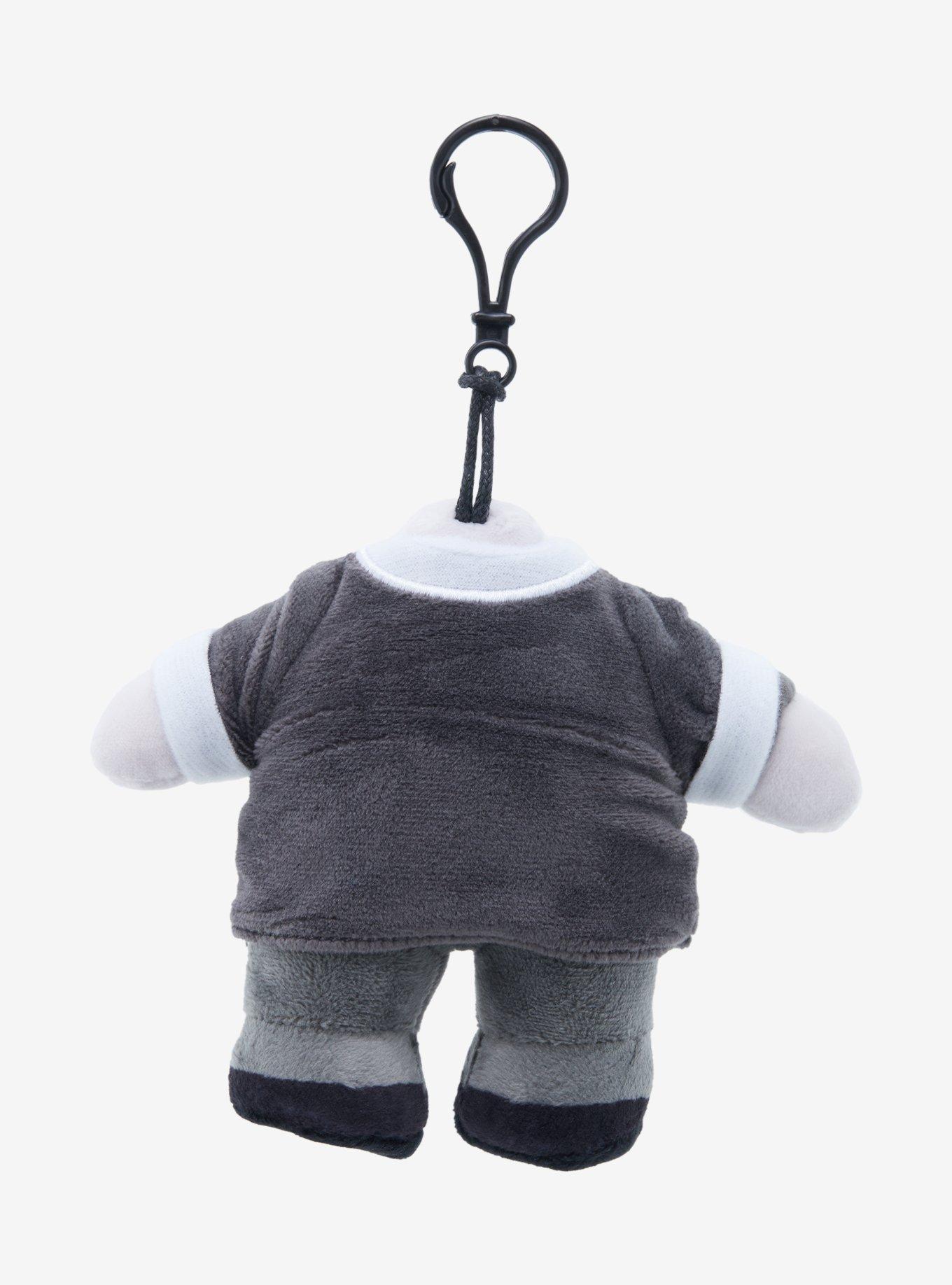 The Addams Family Wednesday Headless Doll Plush Key Chain, , alternate