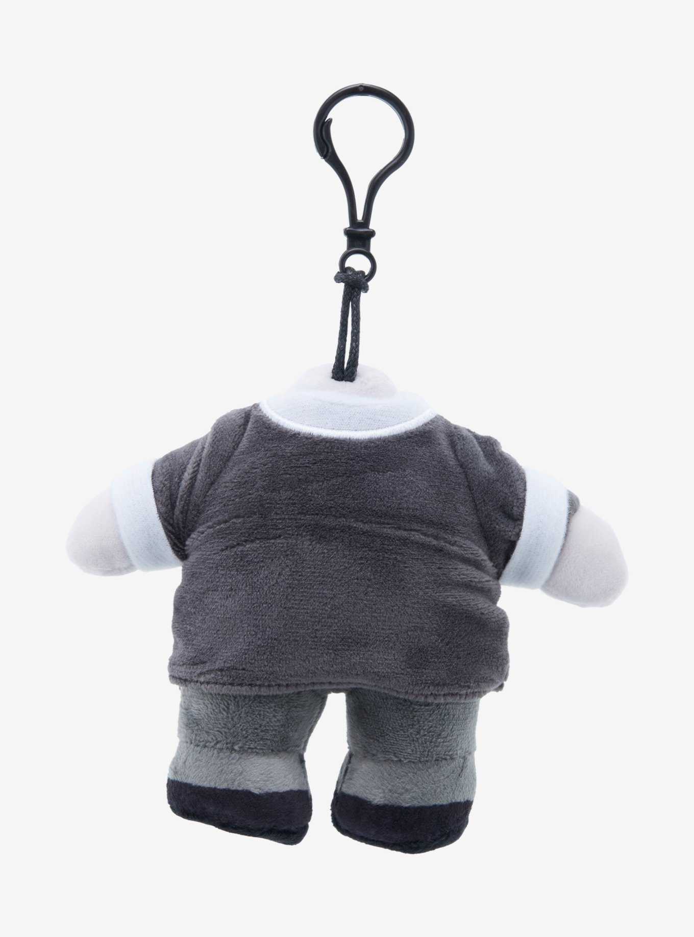 The Addams Family Wednesday Headless Doll Plush Key Chain, , hi-res