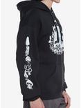 Forest Creatures & Mushrooms Hoodie By Guild Of Calamity, BLACK, alternate