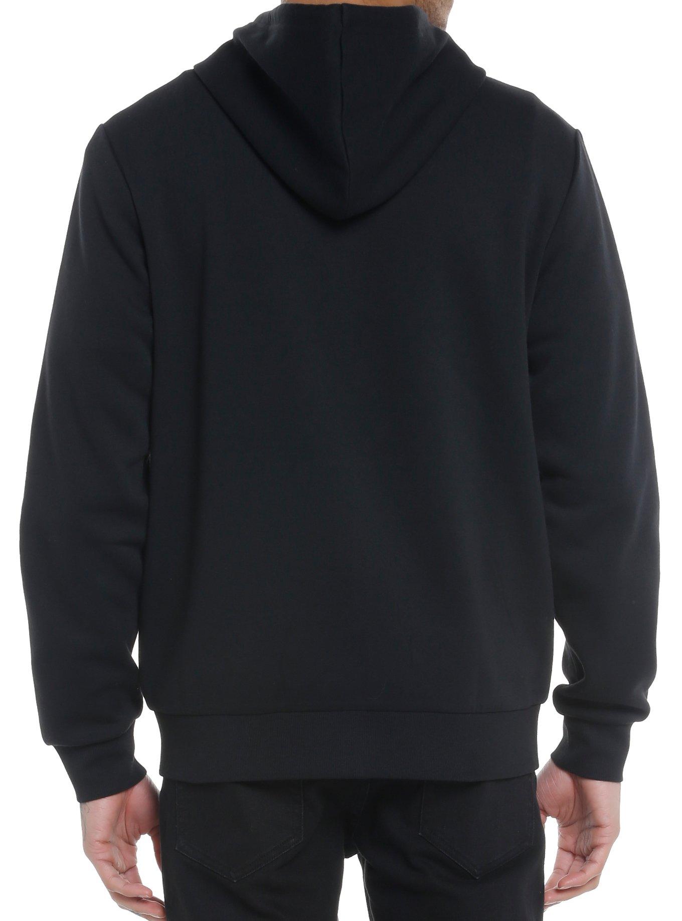 Chainsaw Man Red Group Panels Hoodie, BLACK, alternate