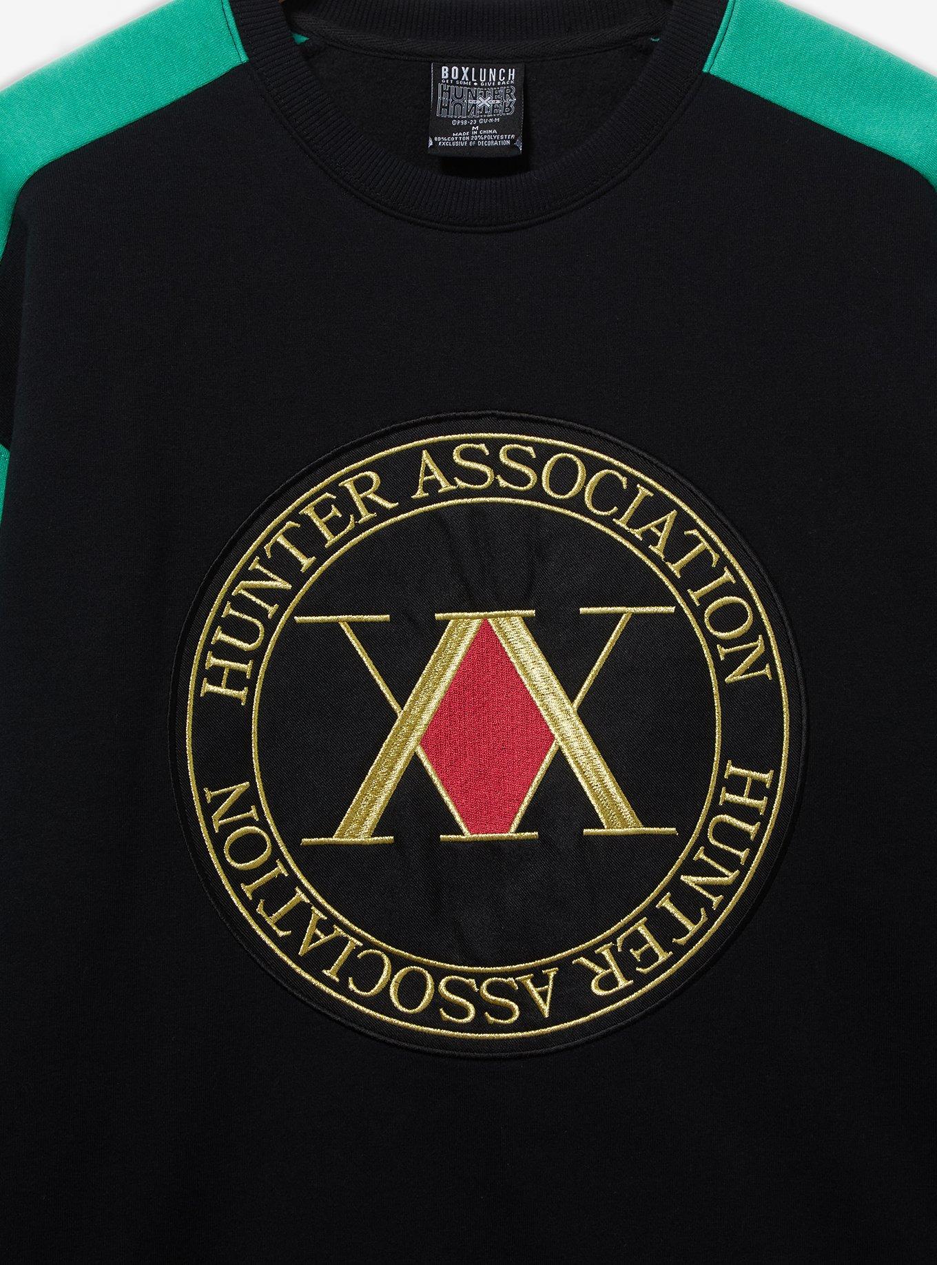 Hunter x Hunter Hunter Association Logo Crewneck - BoxLunch Exclusive, BLACK, alternate