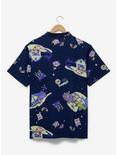 Courage the Cowardly Dog Scenic Allover Print Woven Button Up - BoxLunch Exclusive, NAVY, alternate