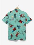 Marvel Super Heroes Samurai Allover Print Woven Button-Up - BoxLunch Exclusive, SAGE, alternate