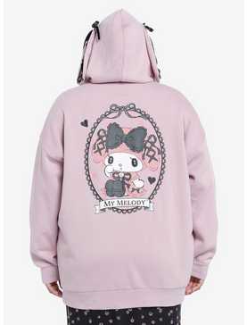 My Melody Lolita Lace 3D Ear Girls Hoodie Plus Size, , hi-res