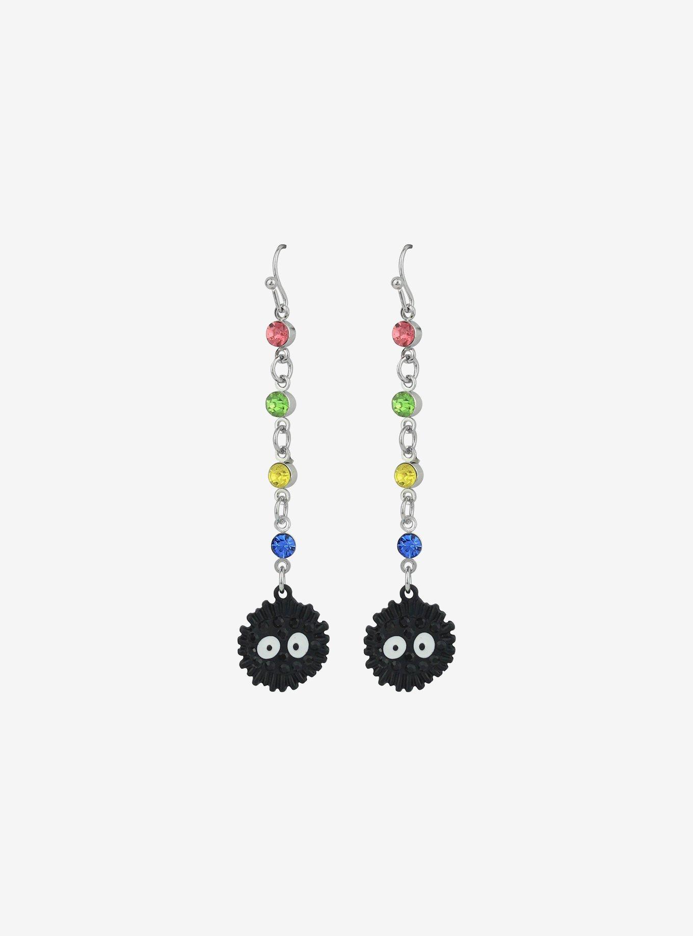 Studio Ghibli Spirited Away Soot Sprite Bead Drop Earrings, , alternate