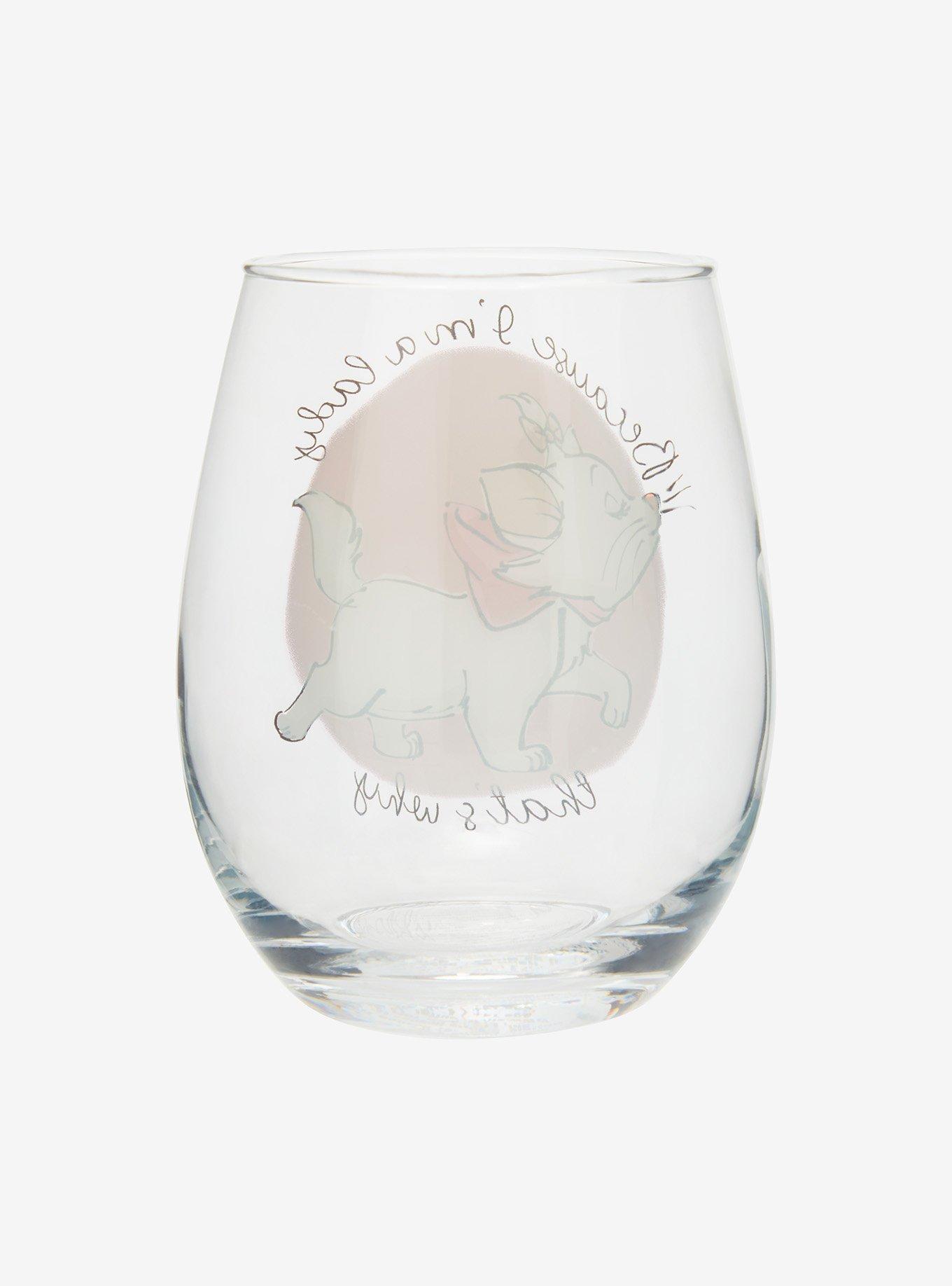 Disney The Aristocats Marie Stemless Glass, , alternate