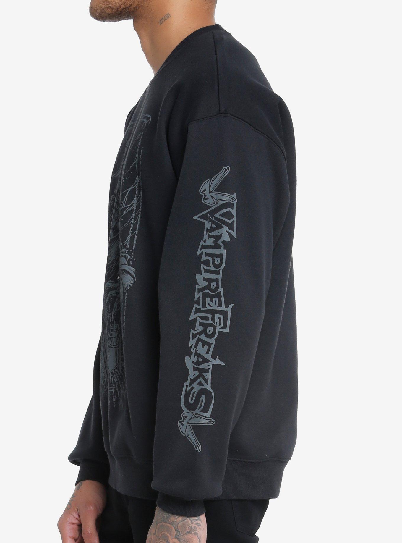 Vampire Freaks Plague Doctor Sweatshirt, BLACK, alternate