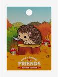 Cute & Deadly Friends Hedgehog With Knife Enamel Pin, , alternate