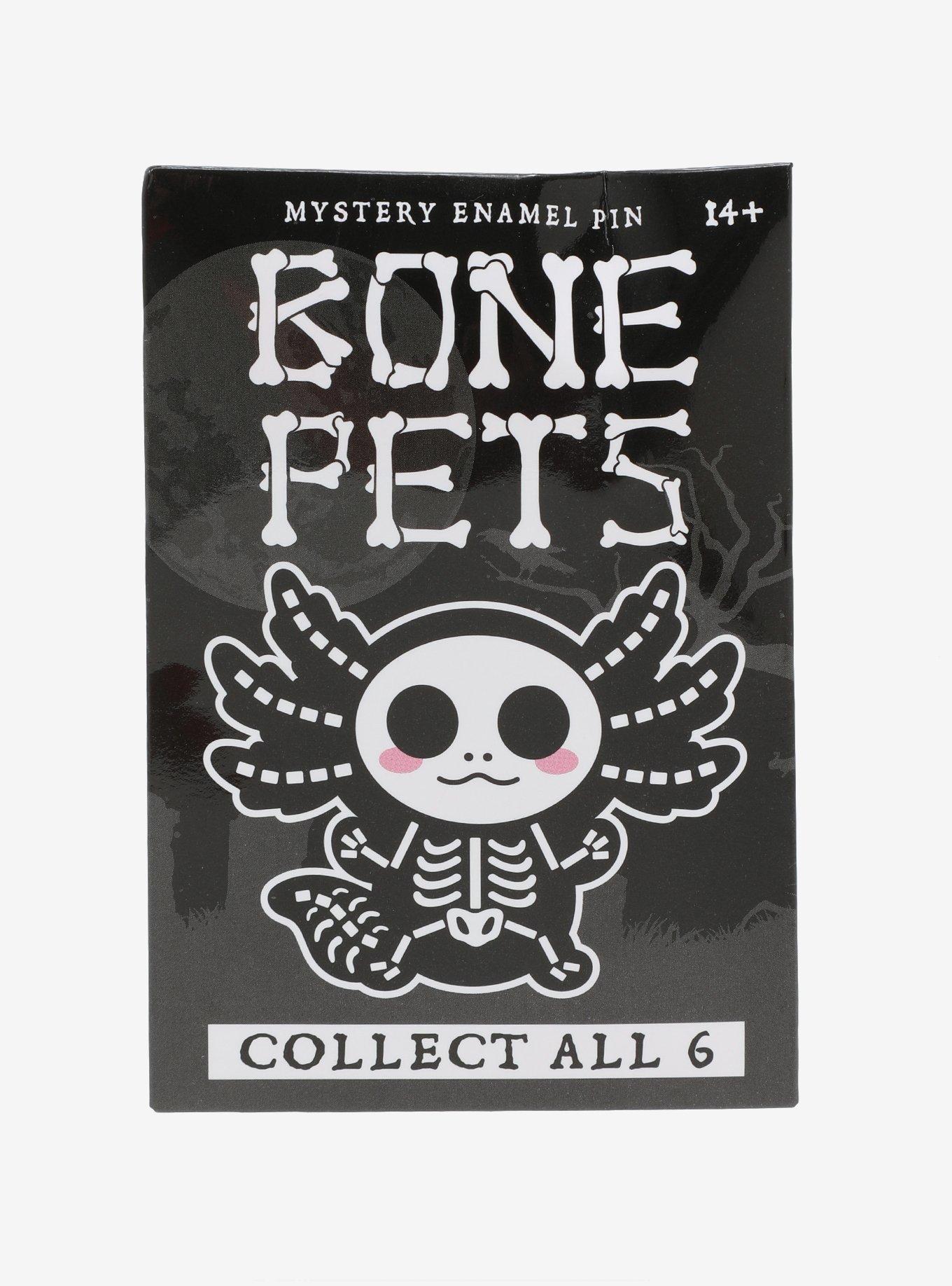 Bone Pets Skeleton Animal Blind Box Enamel Pin, , alternate