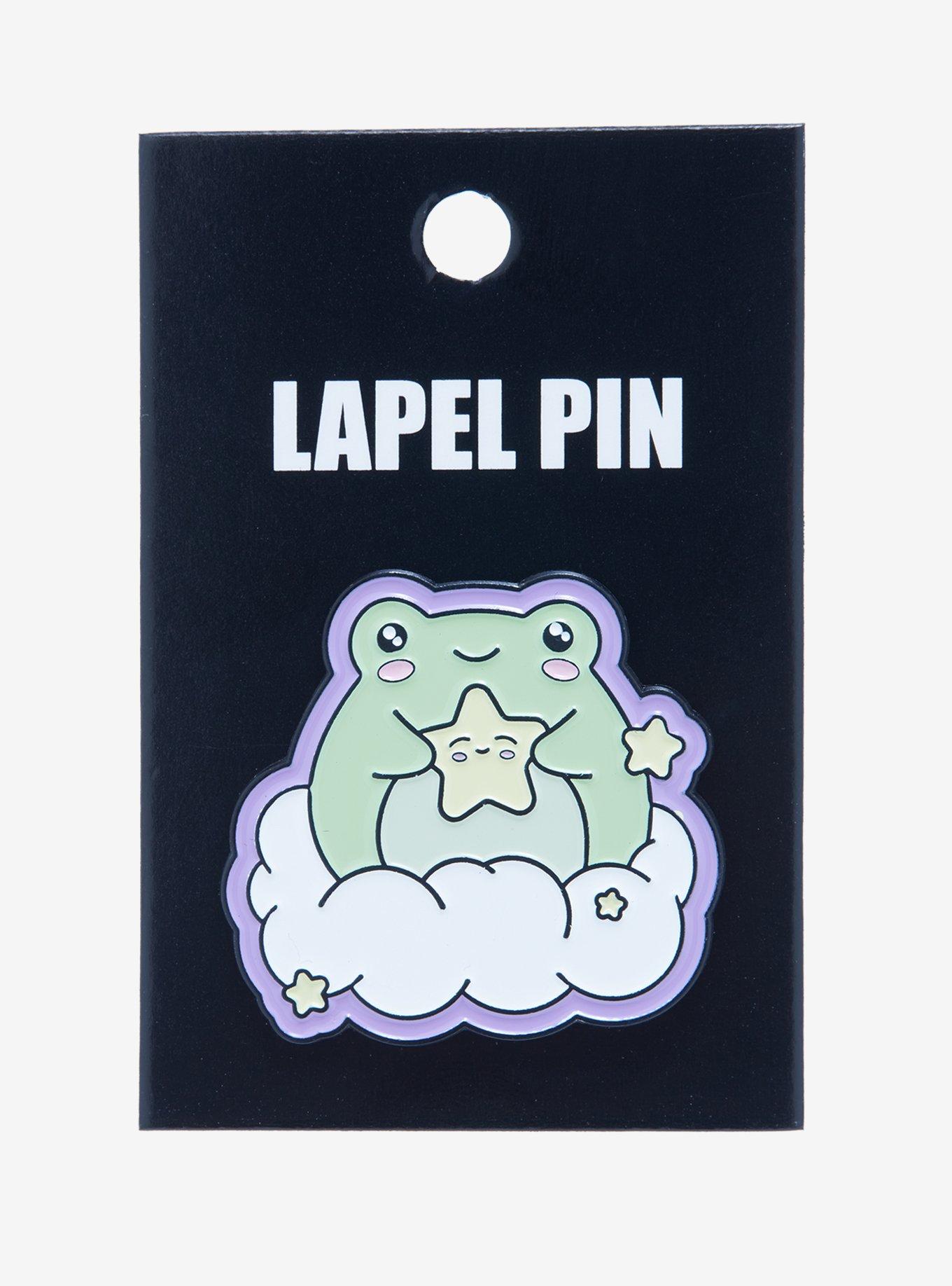 Frog Star Cloud Enamel Pin, , alternate