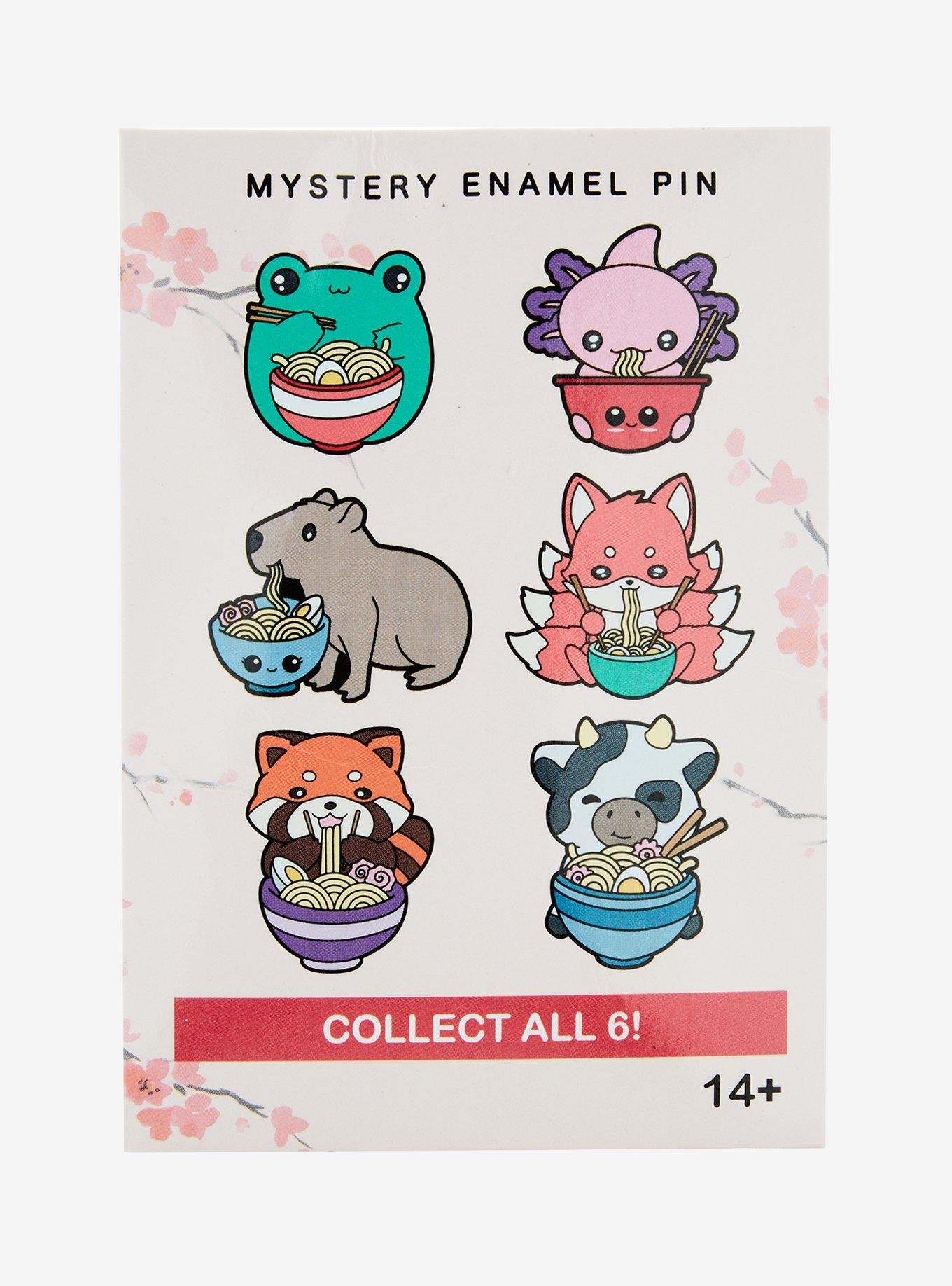 Ramen Animal Friends Blind Box Enamel Pin, , alternate