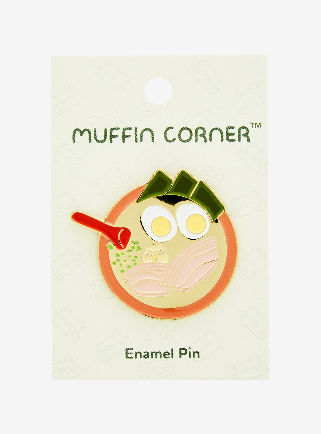 Muffin Corner Ramen Enamel Pin, , alternate