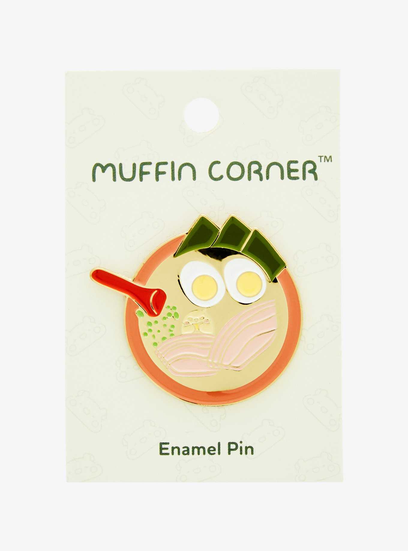 Muffin Corner Ramen Enamel Pin, , hi-res