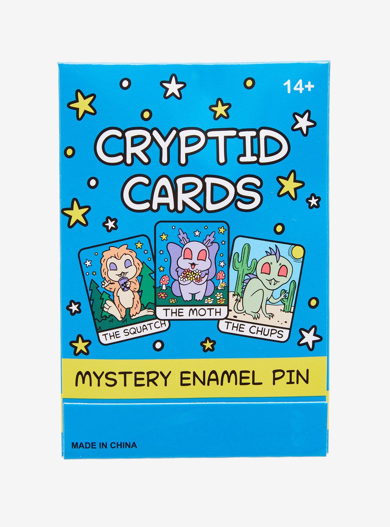 Cryptid Tarot Card Blind Box Enamel Pin, , alternate