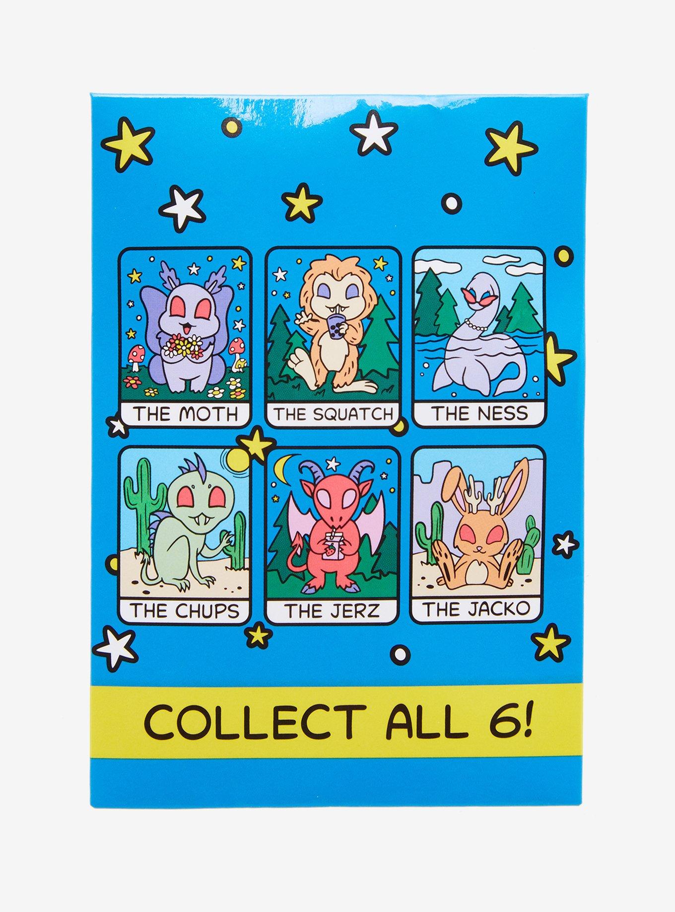 Cryptid Tarot Card Blind Box Enamel Pin, , alternate