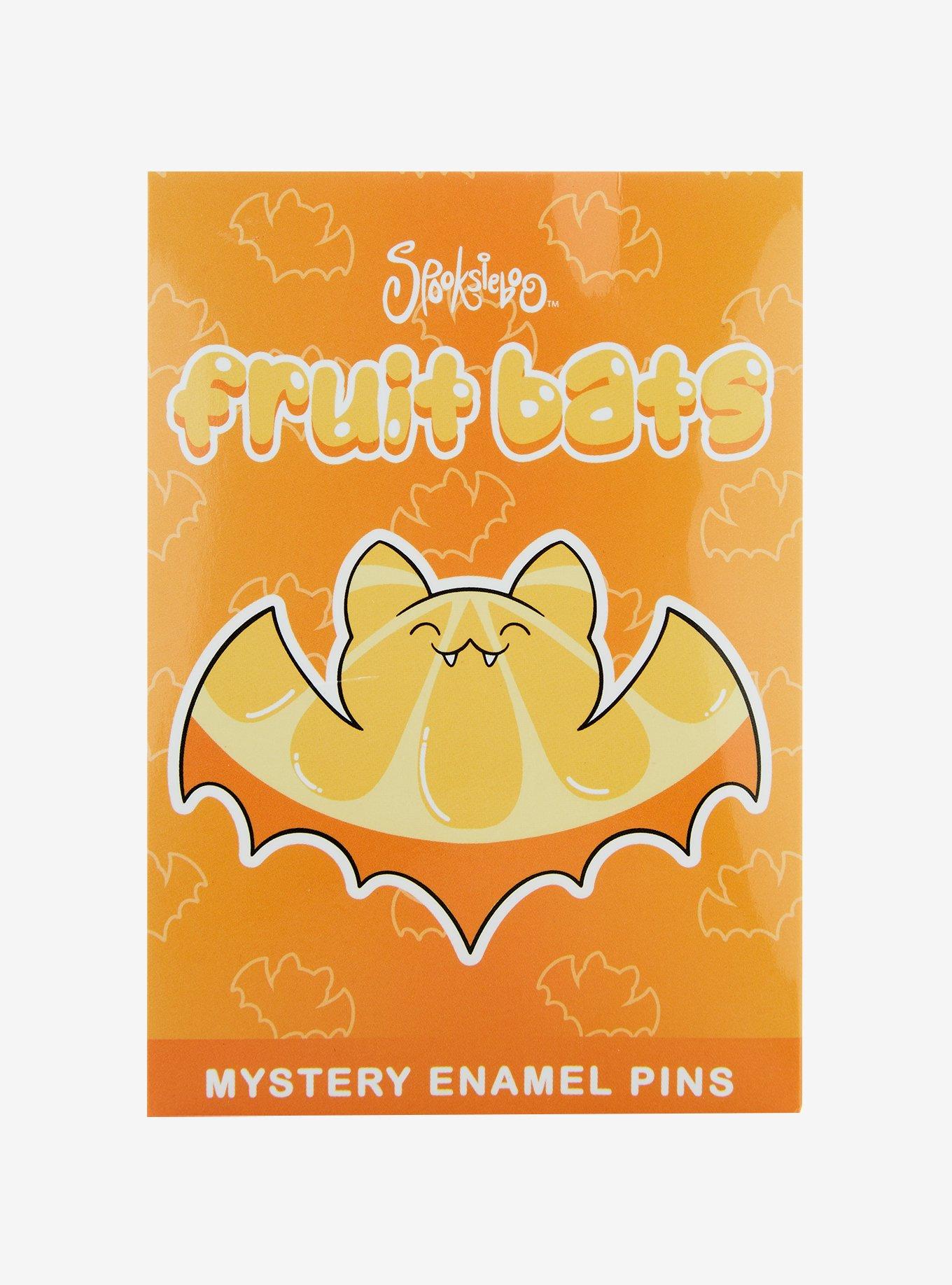 Spooksieboo Fruit Bats Blind Box Enamel Pin, , hi-res