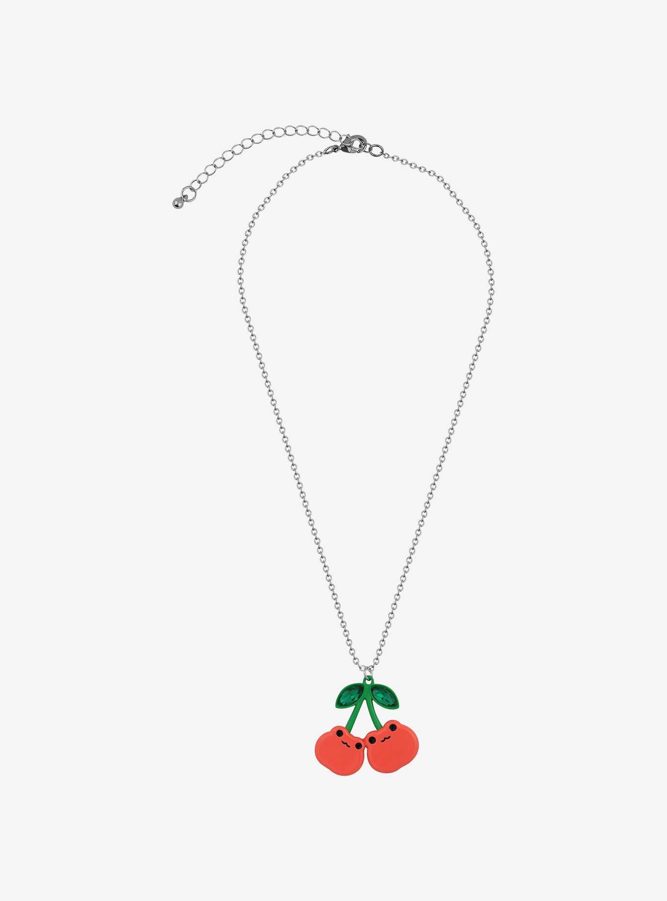Sweet Society Cherry Frog Necklace, , hi-res