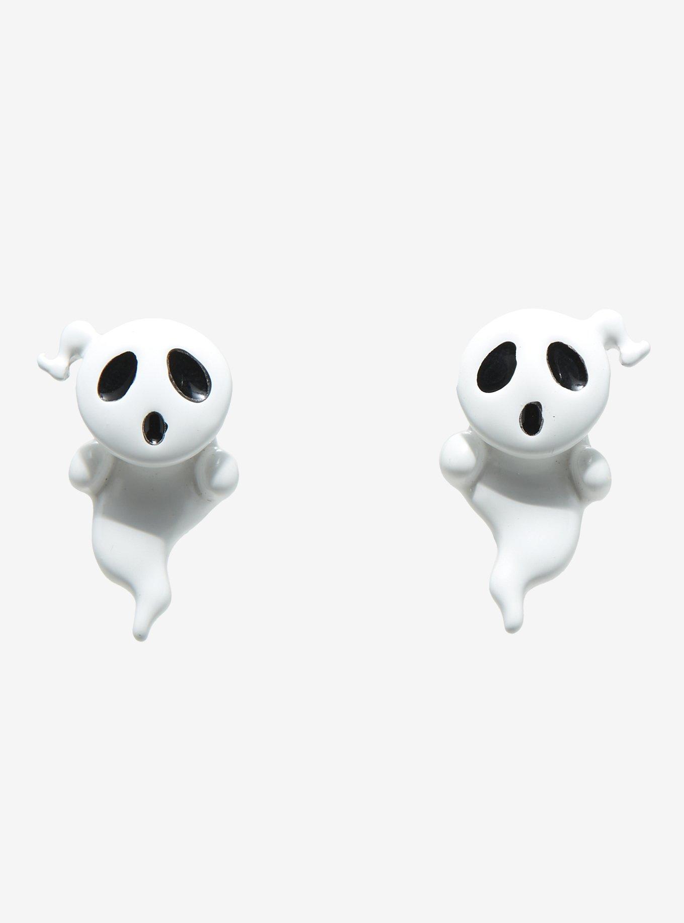 Sweet Society Ghost Glow-In-The-Dark Front/Back Earrings, , alternate