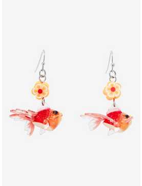 Sweet Society Goldfish Earrings, , hi-res