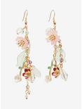 Thorn & Fable Sakura Flower Drop Earrings, , alternate