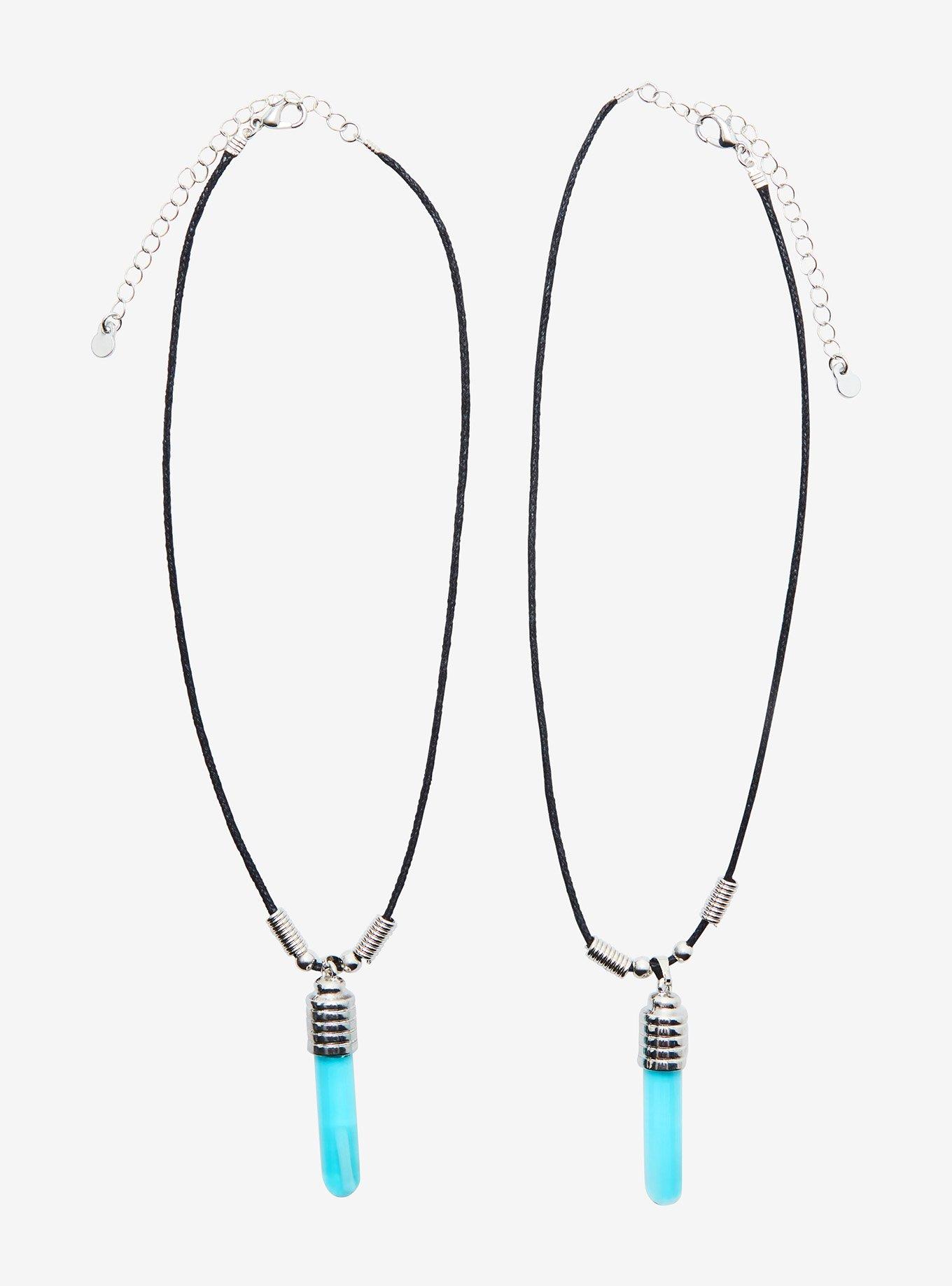 Liquid F You & F Off Vials Best Friend Cord Necklace Set, , alternate