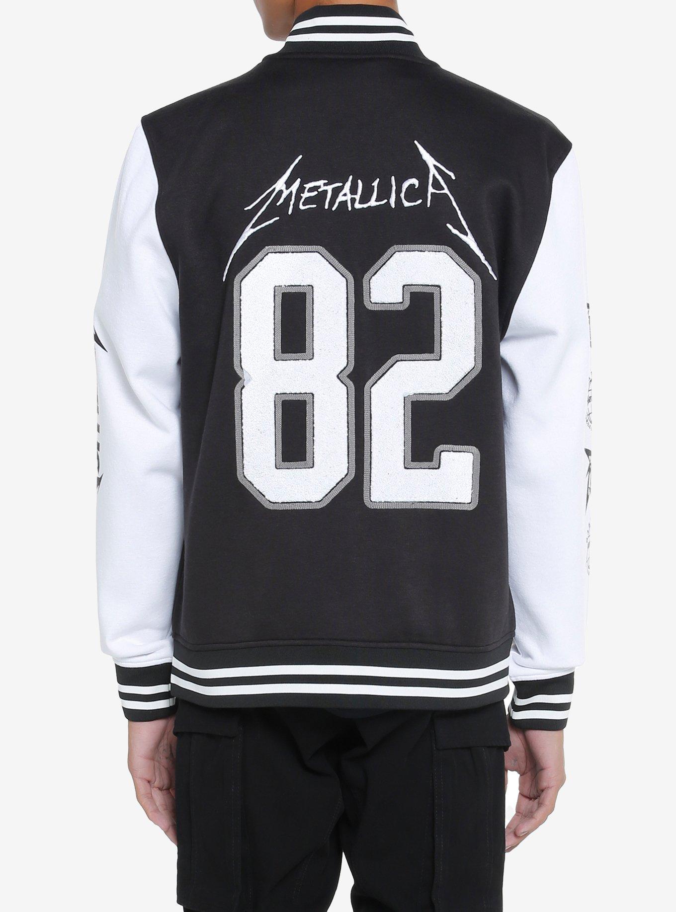 Metallica Icon Varsity Jacket, BLACK, alternate