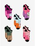 Chowder Characters No-Show Socks 5 Pack, , alternate
