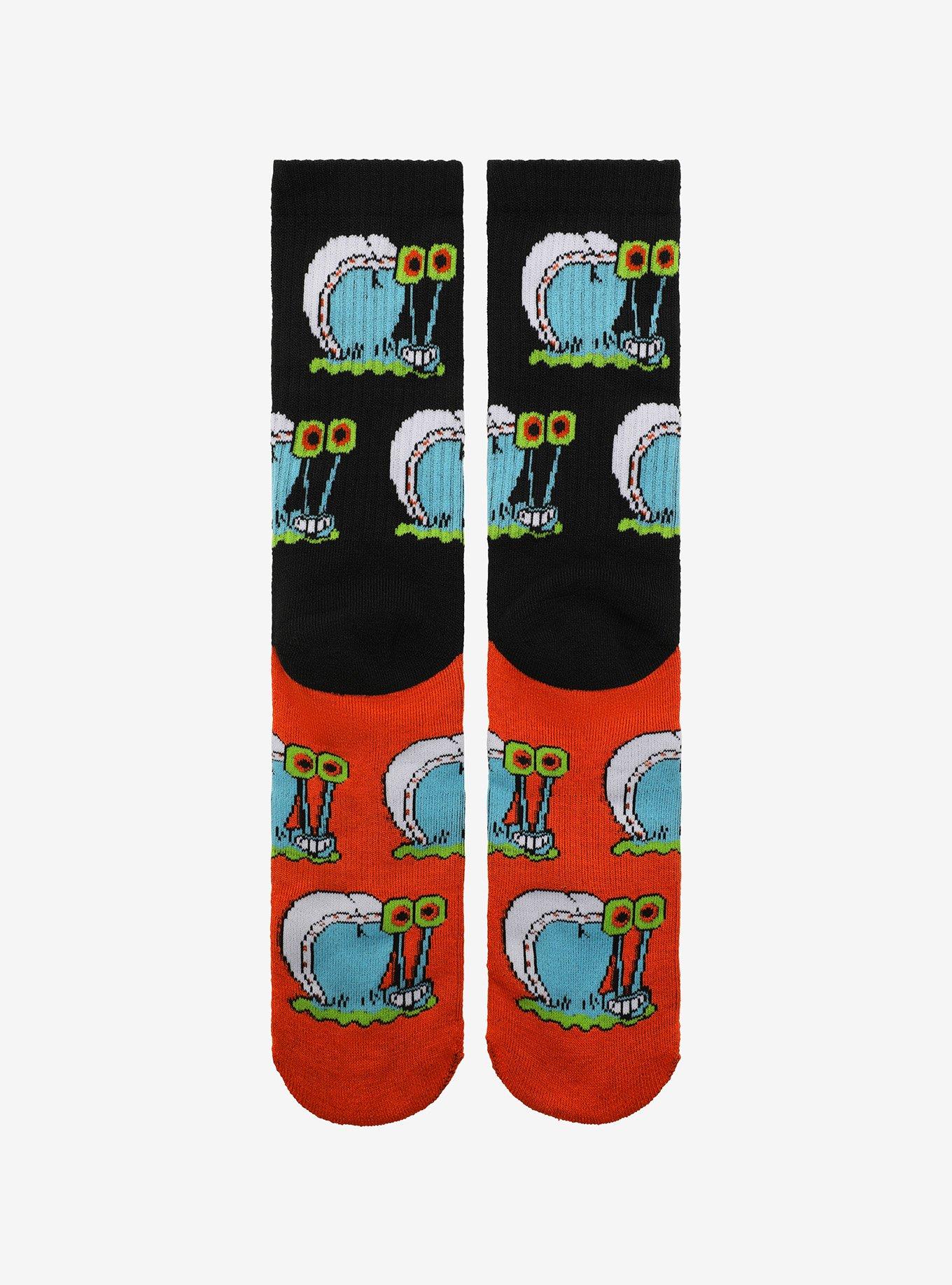 SpongeBob SquarePants Gary Butt Crew Socks, , hi-res